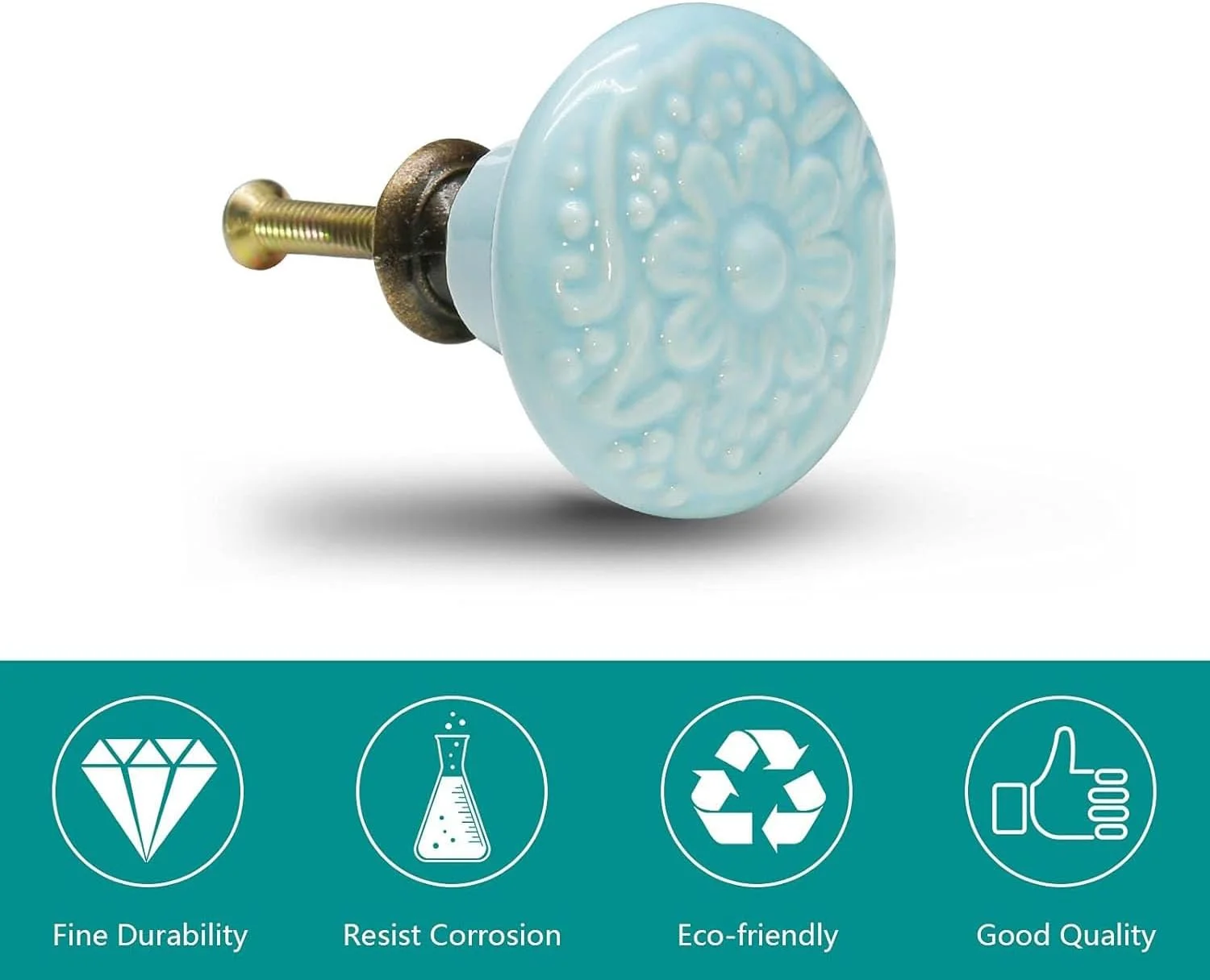 دستگیره کابینت Joyzzz، بسته 12 عددی، 34 میلیمتری، دستگیره سرامیکی کمد، دستگیره کشو با پایه محکم همراه با پیچ، دستگیره برای کمد لباس، حمام، کابینت (A) دستگیره کابینت Joyzzz، بسته 12 عددی، 34 میلیمتری، دستگیره سرامیکی کمد، دستگیره کشو با پایه محکم همراه با پیچ، دستگیره برای کمد لباس، حمام، کابینت (A)