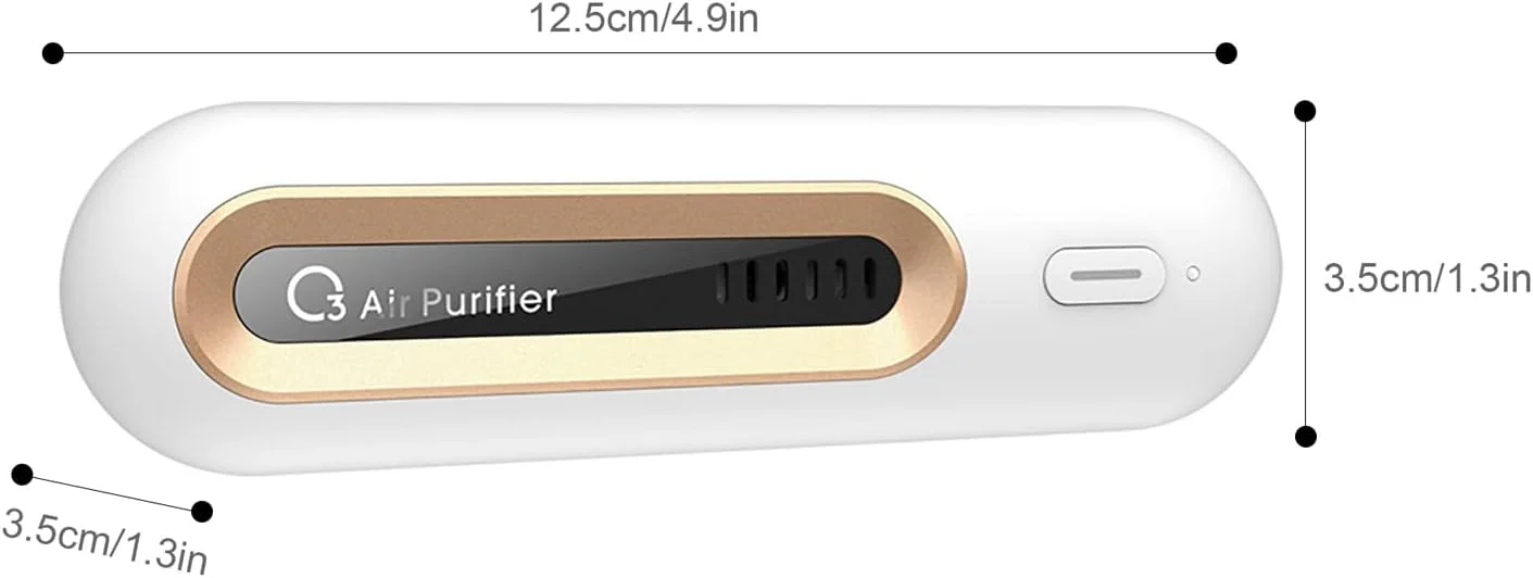 بوگیر یخچال پپیسکی، مینی بوگیر یخچال USB، از بین برنده بو، ژنراتور ازن، قابل استفاده مجدد برای ماشین، کمد، جالباسی، اتاق کودک