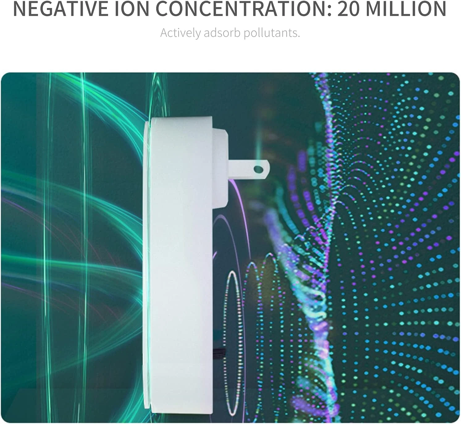 دستگاه تصفیه هوا پلاگین پپیسکی، خوشبو کننده قابل حمل، از بین برنده بوی مینی، تصفیه کننده هوای بی صدا برای اتاق خواب، خانه، ماشین، دفتر، آلرژی، حیوانات خانگی، گرد و غبار، گرده، مو و بو