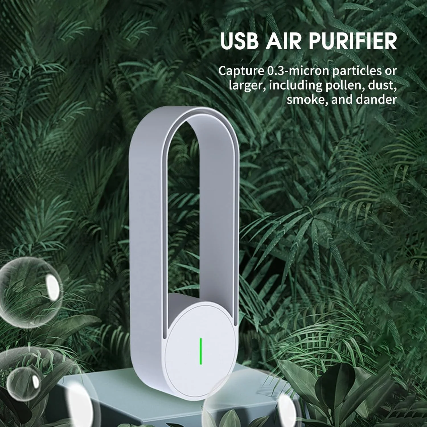 تصفیه کننده هوای یون منفی پپیسکی با پورت USB، خوشبو کننده قابل حمل، از بین برنده بوی مینی، تصفیه کننده بی صدا برای اتاق خواب، تصفیه کننده هوا برای خانه، ماشین، دفتر، آلرژی، حیوانات خانگی، گرد و غبار، گرده، بوهای نامطبوع