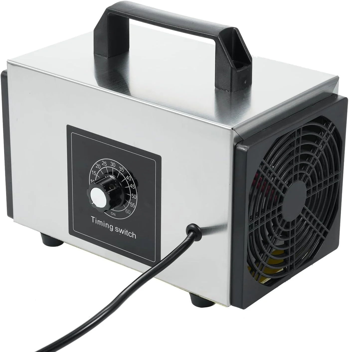 ژنراتور ازن تصفیه کننده هوا پپیسکی 220 ولت 60 گرم در ساعت، دستگاه تمیز کننده ازن خانگی، ازون ساز قابل حمل، ژنراتور O₃ با تایمر برای فرمالدهید خودرو و منزل ژنراتور ازن تصفیه کننده هوا پپیسکی 220 ولت 60 گرم در ساعت، دستگاه تمیز کننده ازن خانگی، ازون ساز قابل حمل، ژنراتور O₃ با تایمر برای فرمالدهید خودرو و منزل