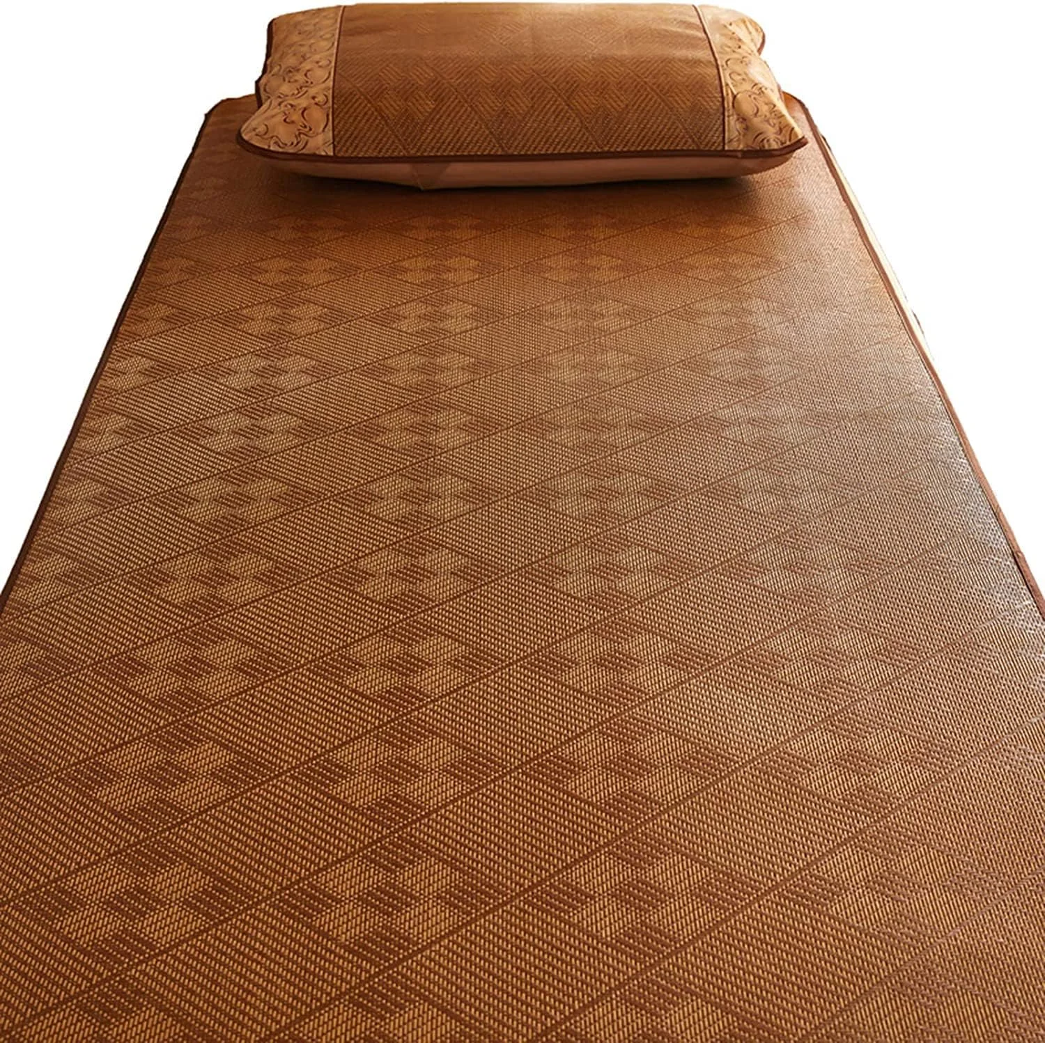 پد خنک کننده خواب تابستانی، تشک راتان طبیعی، تشک خنک کننده، پتو کوسن خنک کننده مستطیلی نرم تابستانی، ضد لغزش، رختخواب تابستانی برای پدهای کمپینگ تخت برای خواب پد خنک کننده خواب تابستانی، تشک راتان طبیعی، تشک خنک کننده، پتو کوسن خنک کننده مستطیلی نرم تابستانی، ضد لغزش، رختخواب تابستانی برای پدهای کمپینگ تخت برای خواب