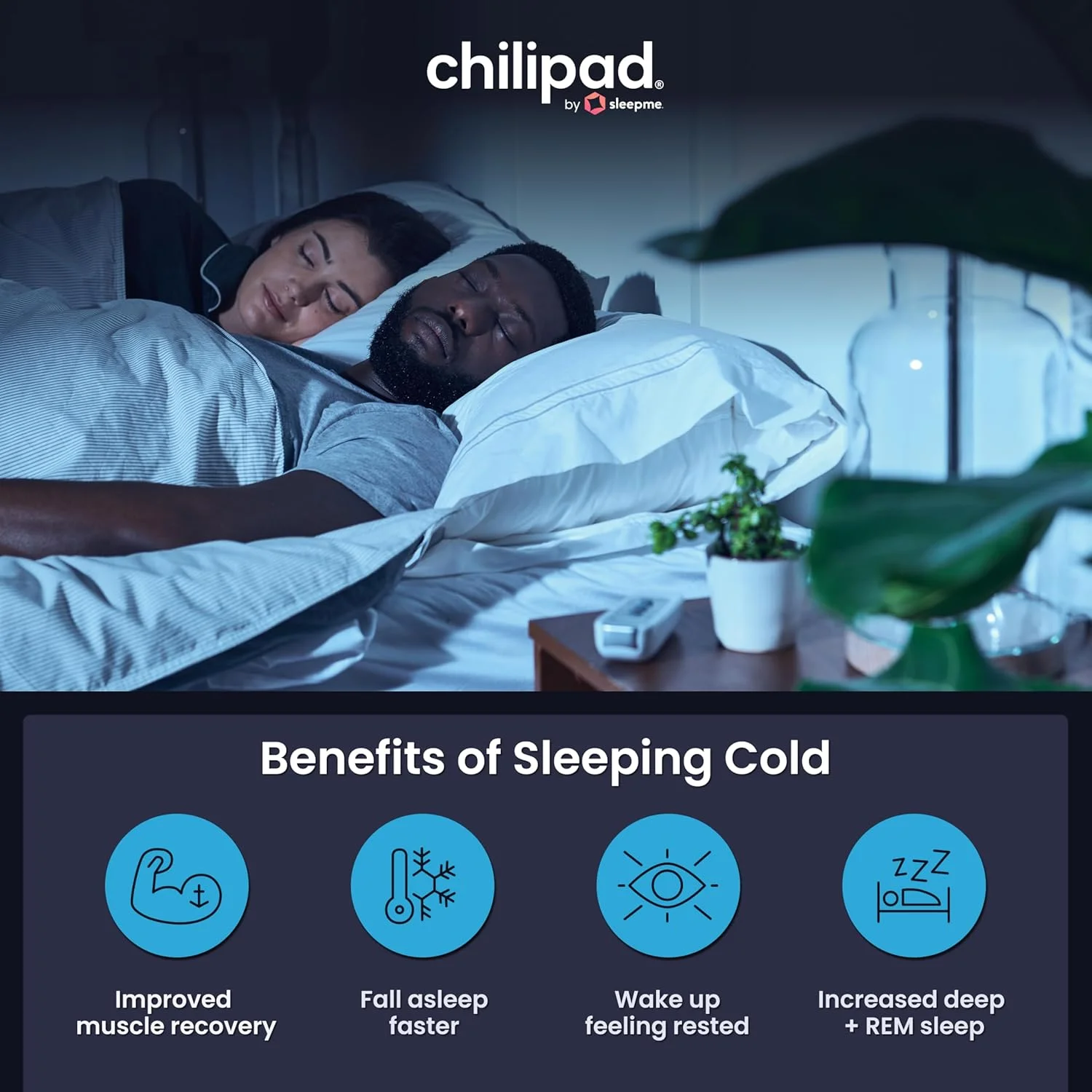 سیستم خواب کیوب چیلی اسلیپ - مناطق ME و WE - پد تشک خنک کننده و گرم کننده - کنترل دمای فردی، بهبود عالی خواب، یکپارچه سازی ریموت بی سیم (Queen (80" L x 60" W)) سیستم خواب کیوب چیلی اسلیپ - مناطق ME و WE - پد تشک خنک کننده و گرم کننده - کنترل دمای فردی، بهبود عالی خواب، یکپارچه سازی ریموت بی سیم (Queen (80" L x 60" W))