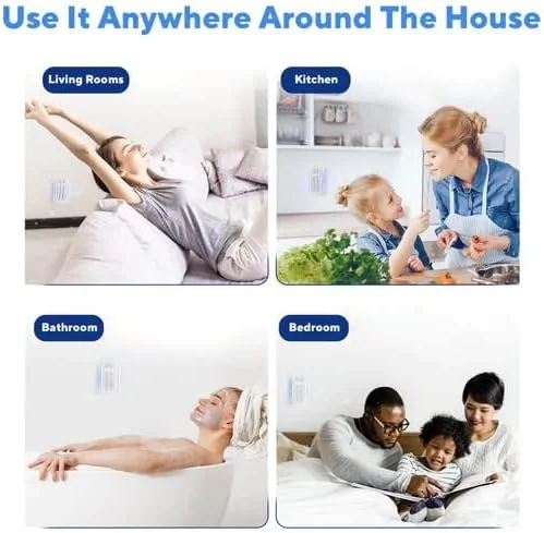 کلاریفیون - دستگاه تصفیه هوای قابل حمل DSTx 2.0 (بسته 6 عددی) - یونیزه کننده هوای پلاگین، فیلتر هوای HEPA، مینی تصفیه کننده هوای شخصی برای اتاق خواب و حیوانات خانگی، کمک به رفع گرد و غبار، دود، گرد و غبار معلق و بوها کلاریفیون - دستگاه تصفیه هوای قابل حمل DSTx 2.0 (بسته 6 عددی) - یونیزه کننده هوای پلاگین، فیلتر هوای HEPA، مینی تصفیه کننده هوای شخصی برای اتاق خواب و حیوانات خانگی، کمک به رفع گرد و غبار، دود، گرد و غبار معلق و بوها