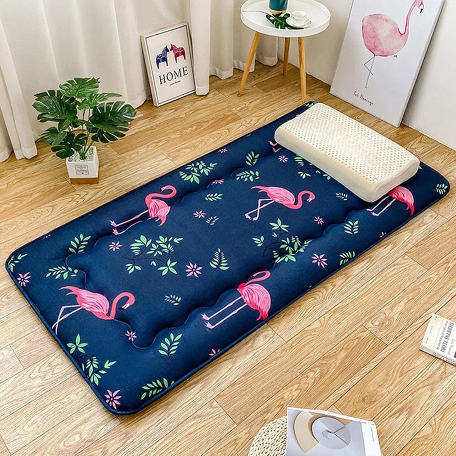 تشک فوتون لحافی ژاپنی، تشک تاتامی فوتون سبک ژاپنی با قابلیت تنفس و برگشت پذیری آهسته، پد تشک تخت تاشو برای مهمان، نگهداری آسان تشک فوتون لحافی ژاپنی، تشک تاتامی فوتون سبک ژاپنی با قابلیت تنفس و برگشت پذیری آهسته، پد تشک تخت تاشو برای مهمان، نگهداری آسان