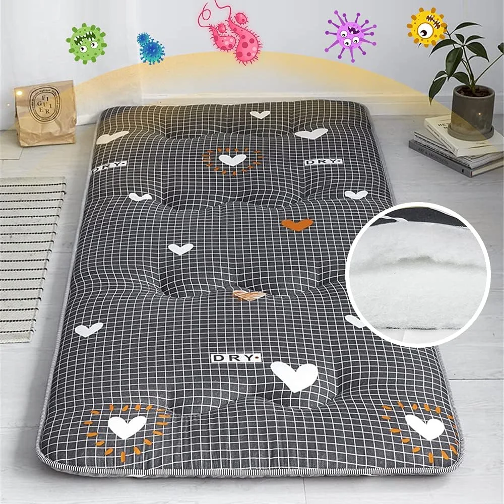 تشک ضخیم و نرم کف xYzlxtC، تشک فوم حافظه دار فوتون، تشک مهمان، پد خواب تاشو، تشک رول آپ تاشو