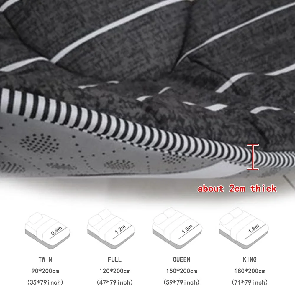 تشک ضخیم و نرم xYzlxtC، تشک فوتون مموری فوم، تشک مهمان، پد خواب تاشو، تشک رول آپ تاشو