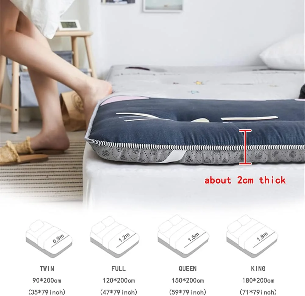 تشک ضخیم و نرم xYzlxtC، تشک فوتون مموری فوم، تشک مهمان، پد خواب تاشو و رولی