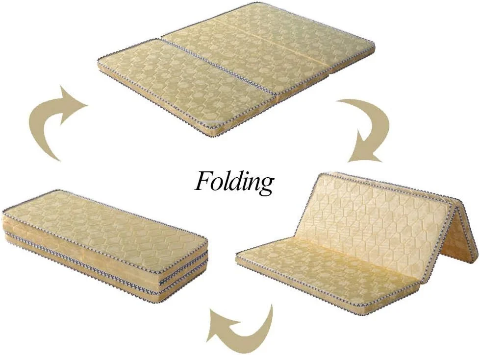 تشک تاتامی تاشو نارگیلی WOPOO، تشک خواب تاتامی ارتوپدی 3e پد تشک نارگیل قابل حمل برای کمپینگ، مهمان، کودکان، تخت اداری - 90x200 سانتی متر (35x79 اینچ) تشک تاتامی تاشو نارگیلی WOPOO، تشک خواب تاتامی ارتوپدی 3e پد تشک نارگیل قابل حمل برای کمپینگ، مهمان، کودکان، تخت اداری - 90x200 سانتی متر (35x79 اینچ)