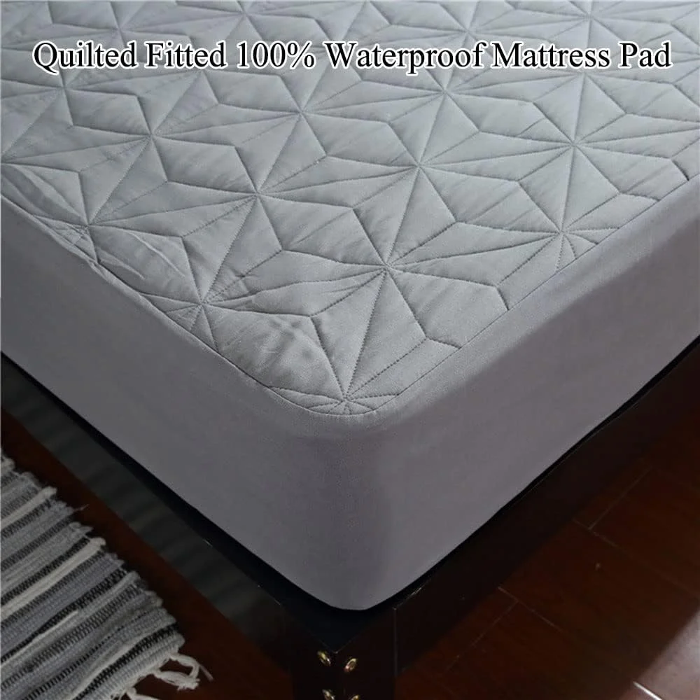 محافظ تشک ضد آب سایز دوقلو، محافظ تشک لحافی ضد آب 100%، روکش تشک لحافی با جیب عمیق، مناسب برای نوزادان، سالمندان، حیوانات خانگی، زرد، سایز QUEEN محافظ تشک ضد آب سایز دوقلو، محافظ تشک لحافی ضد آب 100%، روکش تشک لحافی با جیب عمیق، مناسب برای نوزادان، سالمندان، حیوانات خانگی، زرد، سایز QUEEN