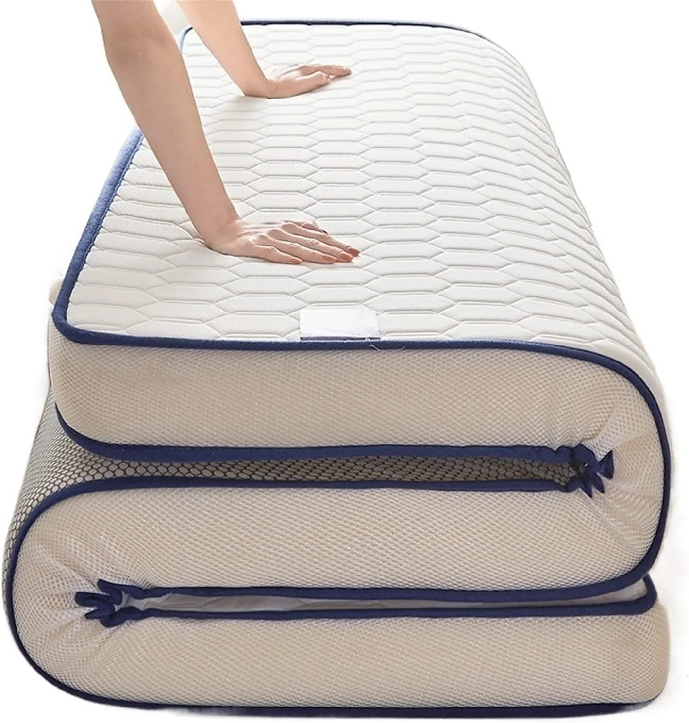 تشک فول لاتکس VIZCO، تشک ضخیم شده برای منزل، خوابگاه، دانشجویی، یک نفره، دو نفره، تاتامی، پد اسفنجی هتل