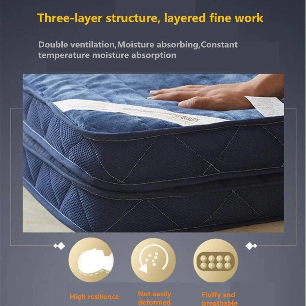 تشک ضخیم کف زمین xzlL-jtkm، فوتون تاتامی تاشو ضد لغزش، تشک لحافی تنفسی تک نفره برای خوابگاه دانشجویی، b، 100x200cm