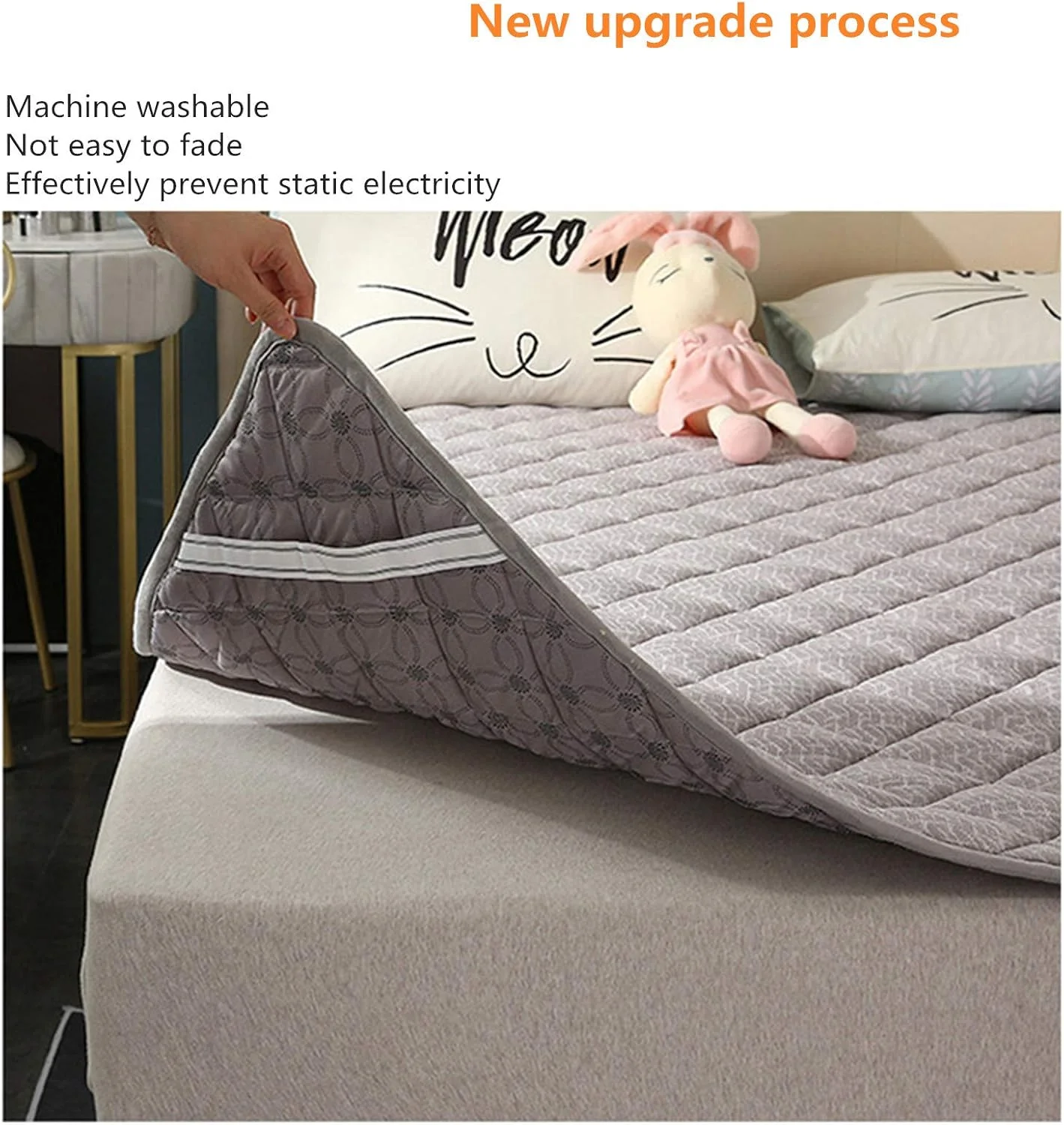 تشک مخملی YFFS Falai، تشک مخملی ضخیم جادویی، تشک، پد تشک گرم ضخیم و گرم در پاییز و زمستان، گرم نگه دارید (8، 180 x 200 سانتی متر) تشک مخملی YFFS Falai، تشک مخملی ضخیم جادویی، تشک، پد تشک گرم ضخیم و گرم در پاییز و زمستان، گرم نگه دارید (8، 180 x 200 سانتی متر)