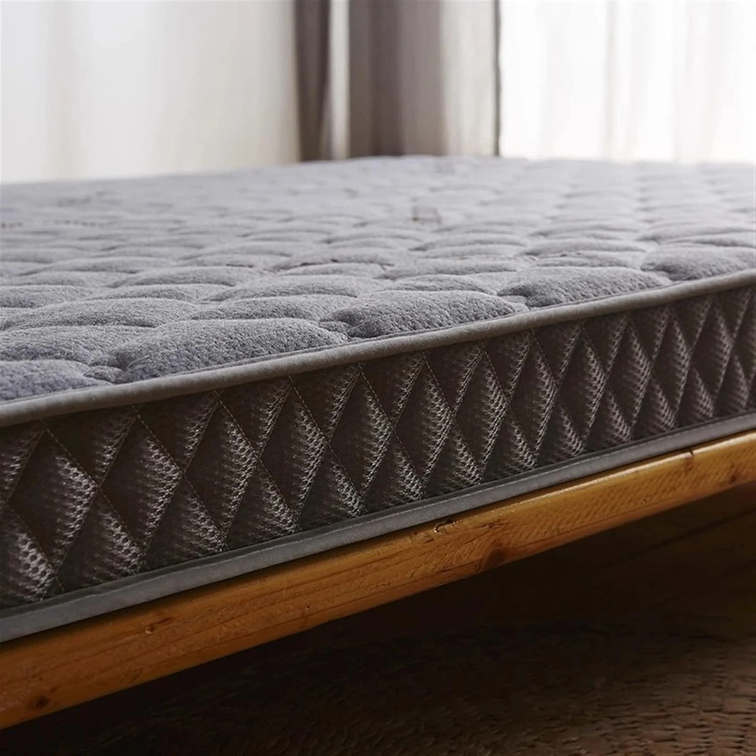 تشک کامل ویزکو، تشک تاشو بزرگسال، روکش تشک پنبه بافتنی، تشک تاتامی ضخیم مناسب برای خوابیدن روی زمین