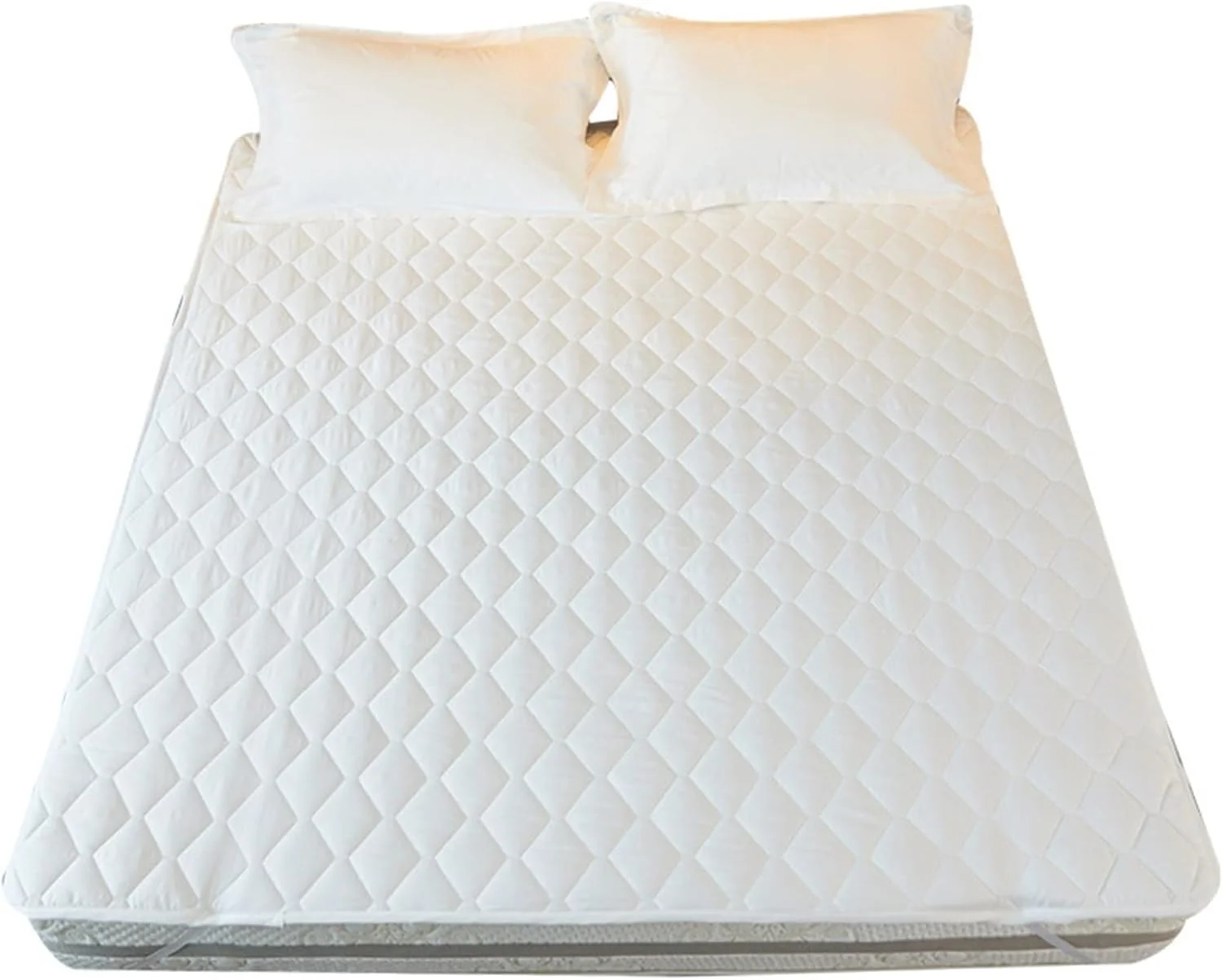 تشک کامل ویزکو، تشک سفارشی سفید هتلی، پد تشک دو نفره، مناسب چهار فصل تشک کامل ویزکو، تشک سفارشی سفید هتلی، پد تشک دو نفره، مناسب چهار فصل