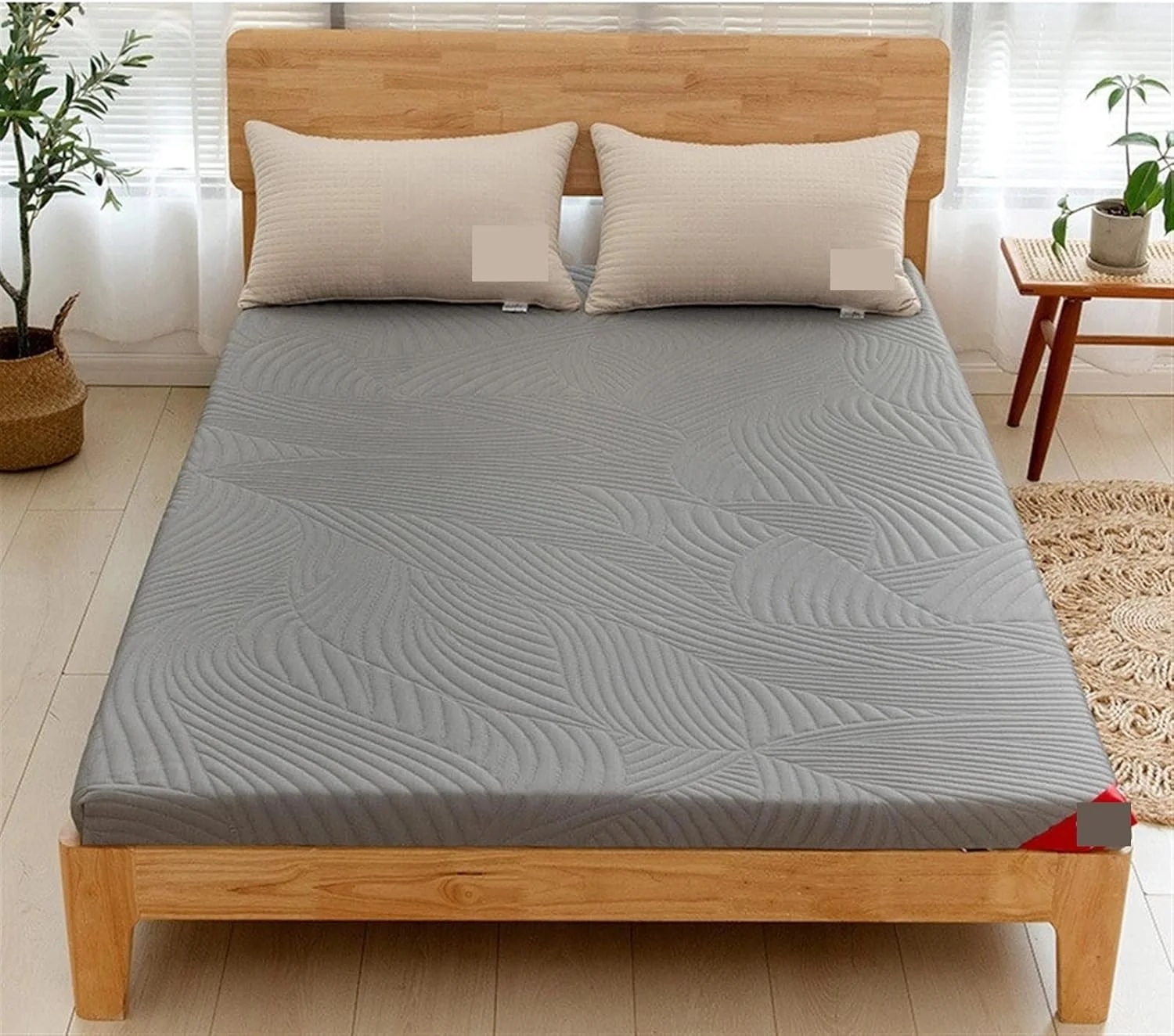 تشک تمام فوم حافظه دار پنبه ای ضد باکتریال VIZCO، تشک تاتامی تاشو، تشک خواب خانوادگی روی زمین، کمک به خواب، سایز کامل تشک تمام فوم حافظه دار پنبه ای ضد باکتریال VIZCO، تشک تاتامی تاشو، تشک خواب خانوادگی روی زمین، کمک به خواب، سایز کامل