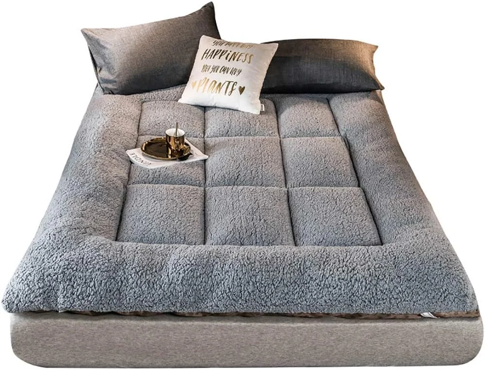 تشک فوتون ضخیم و گرم DHXYZM، تشک تاتامی پشم گوسفند، پد تشک سه لایه فوق العاده نرم تاشو برای اتاق نشیمن و اتاق خواب، 120x200 سانتی متر تشک فوتون ضخیم و گرم DHXYZM، تشک تاتامی پشم گوسفند، پد تشک سه لایه فوق العاده نرم تاشو برای اتاق نشیمن و اتاق خواب، 120x200 سانتی متر