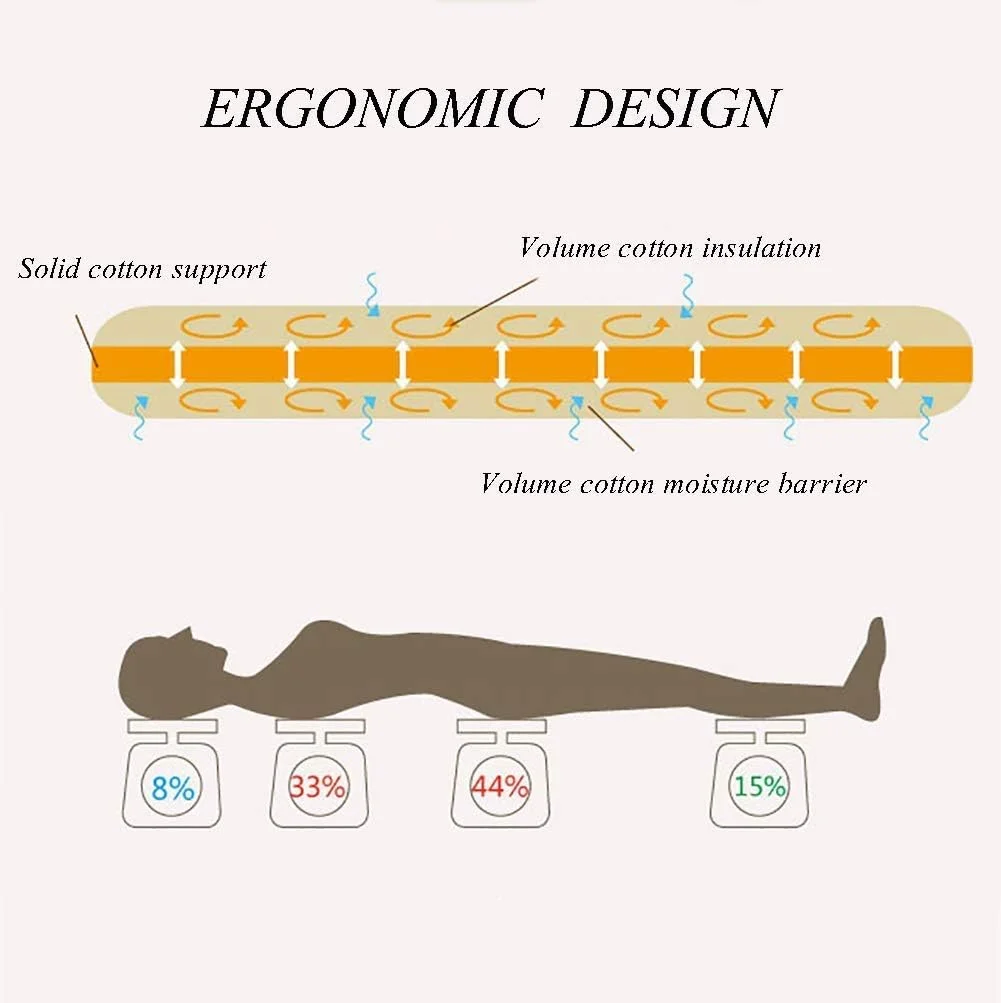 تشک ضخیم خواب، پد تشک تاشو لحافی، تشک تاتامی خواب ژاپنی، تشک کمپینگ رول آپ، تخت مهمان قابل حمل