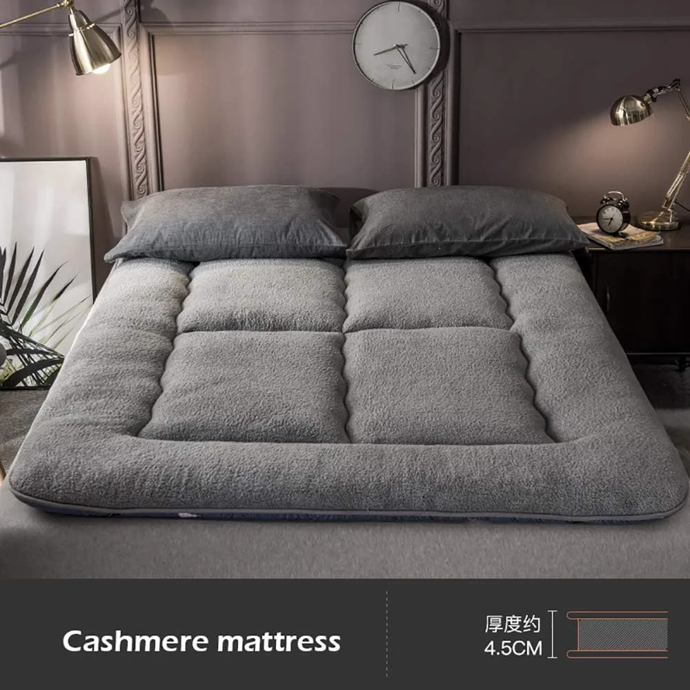 تشک فوتون ضخیم و گرم DHXYZM، تشک تاتامی پشم گوسفند، پد تشک سه لایه فوق العاده نرم تاشو برای اتاق نشیمن و اتاق خواب، 120x200 سانتی متر تشک فوتون ضخیم و گرم DHXYZM، تشک تاتامی پشم گوسفند، پد تشک سه لایه فوق العاده نرم تاشو برای اتاق نشیمن و اتاق خواب، 120x200 سانتی متر