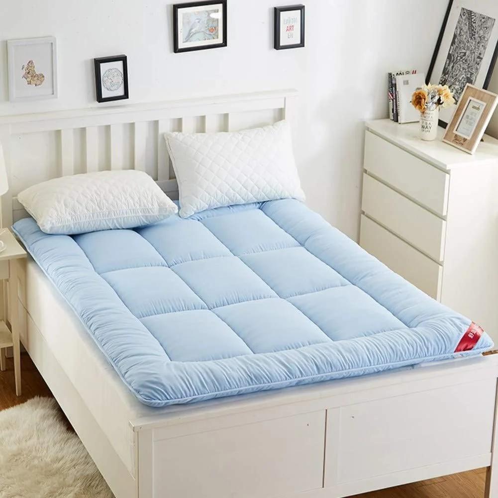 CHUANG Floor Sleeping Futon Mattresses, Foldable Mattress mat Soft Dormitory Floor pad Japanese bed roll Mattress topper CHUANG Floor Sleeping Futon Mattresses, Foldable Mattress mat Soft Dormitory Floor pad Japanese bed roll Mattress topper