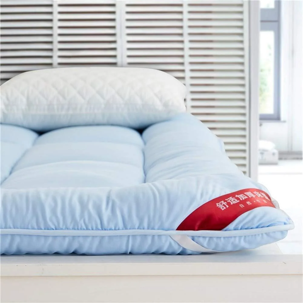 CHUANG Floor Sleeping Futon Mattresses, Foldable Mattress mat Soft Dormitory Floor pad Japanese bed roll Mattress topper