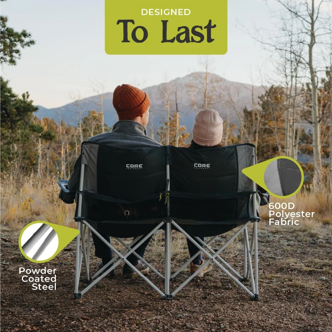 صندلی دو نفره تاشو کمپینگ CORE - آبی صندلی دو نفره تاشو کمپینگ CORE - آبی