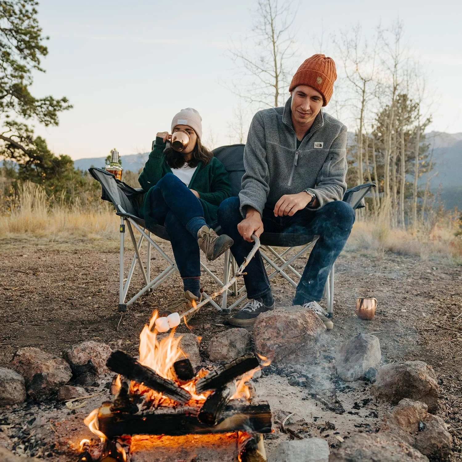 صندلی دو نفره تاشو کمپینگ CORE - آبی صندلی دو نفره تاشو کمپینگ CORE - آبی