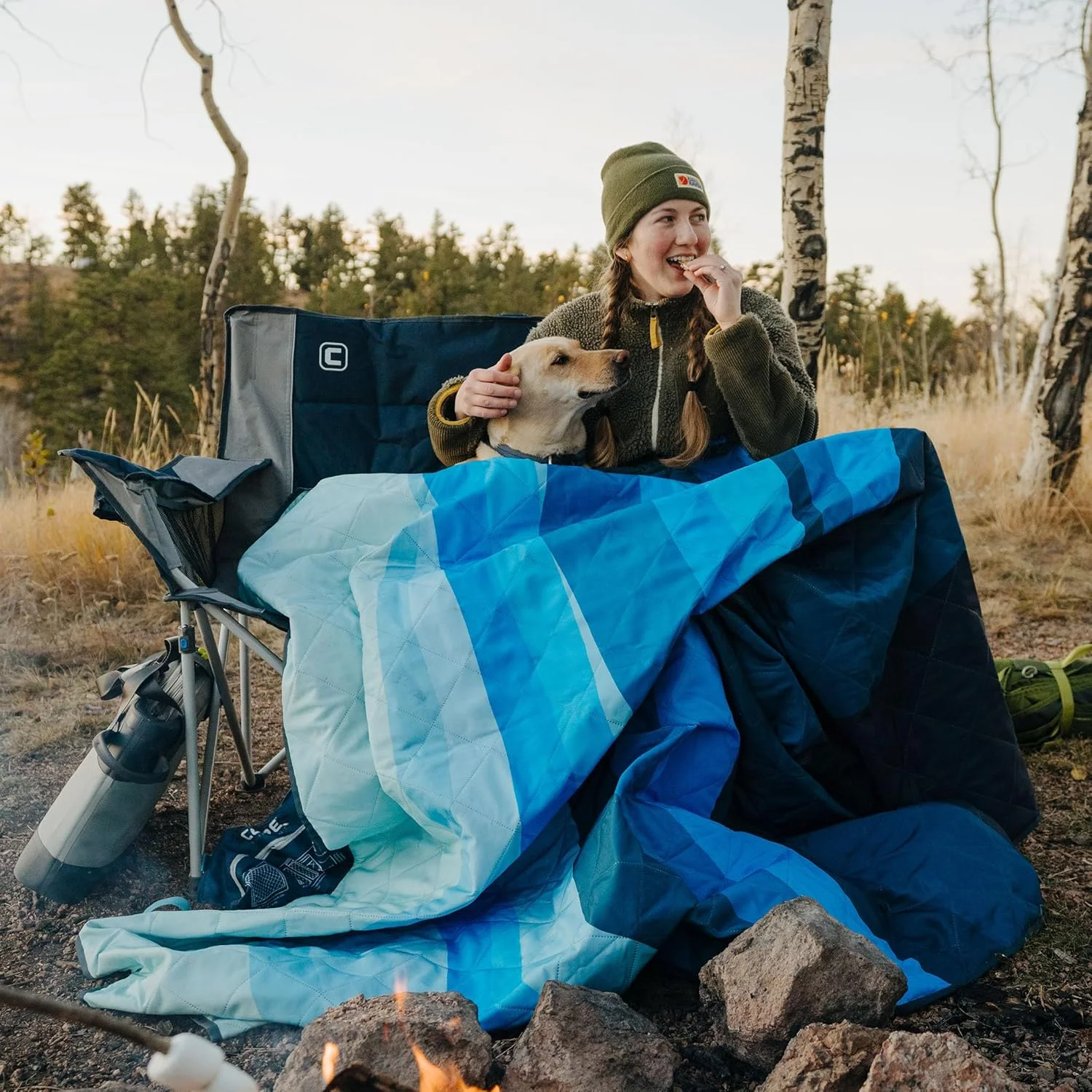 صندلی دو نفره تاشو کمپینگ CORE - آبی صندلی دو نفره تاشو کمپینگ CORE - آبی