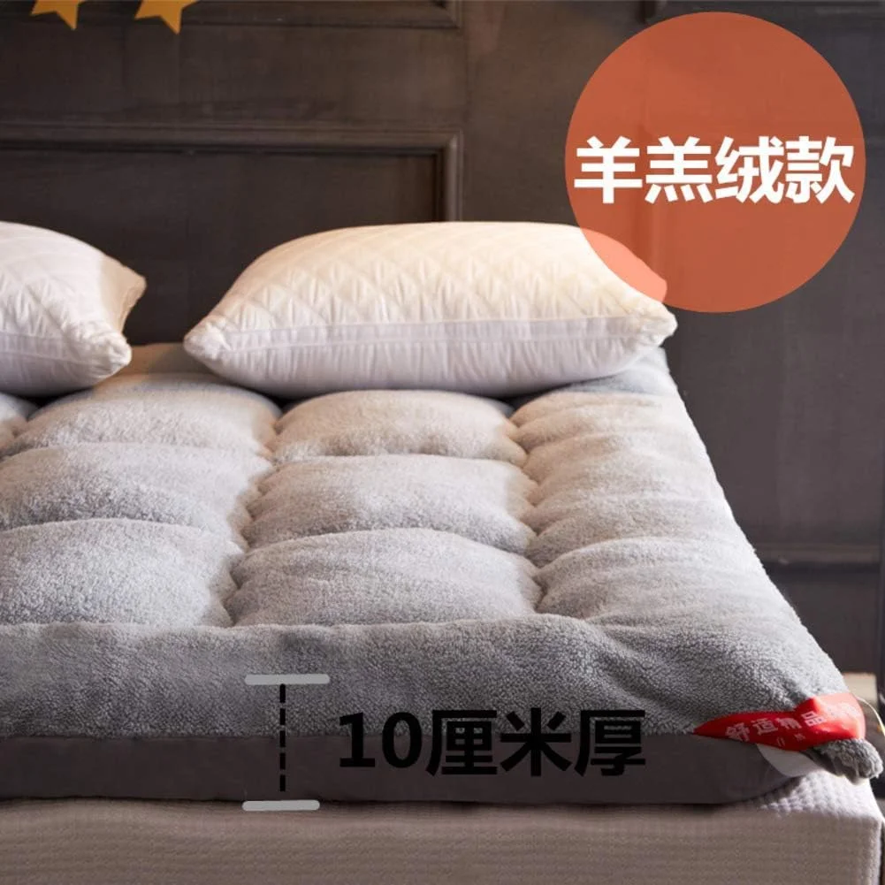 CHUANG Floor Sleeping Futon Mattresses, Foldable Mattress mat Soft Dormitory Floor pad Japanese bed roll Mattress topper