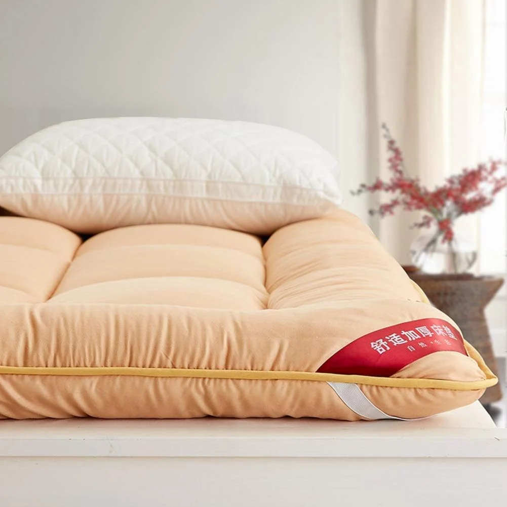 CHUANG Floor Sleeping Futon Mattresses, Foldable Mattress mat Soft Dormitory Floor pad Japanese bed roll Mattress topper