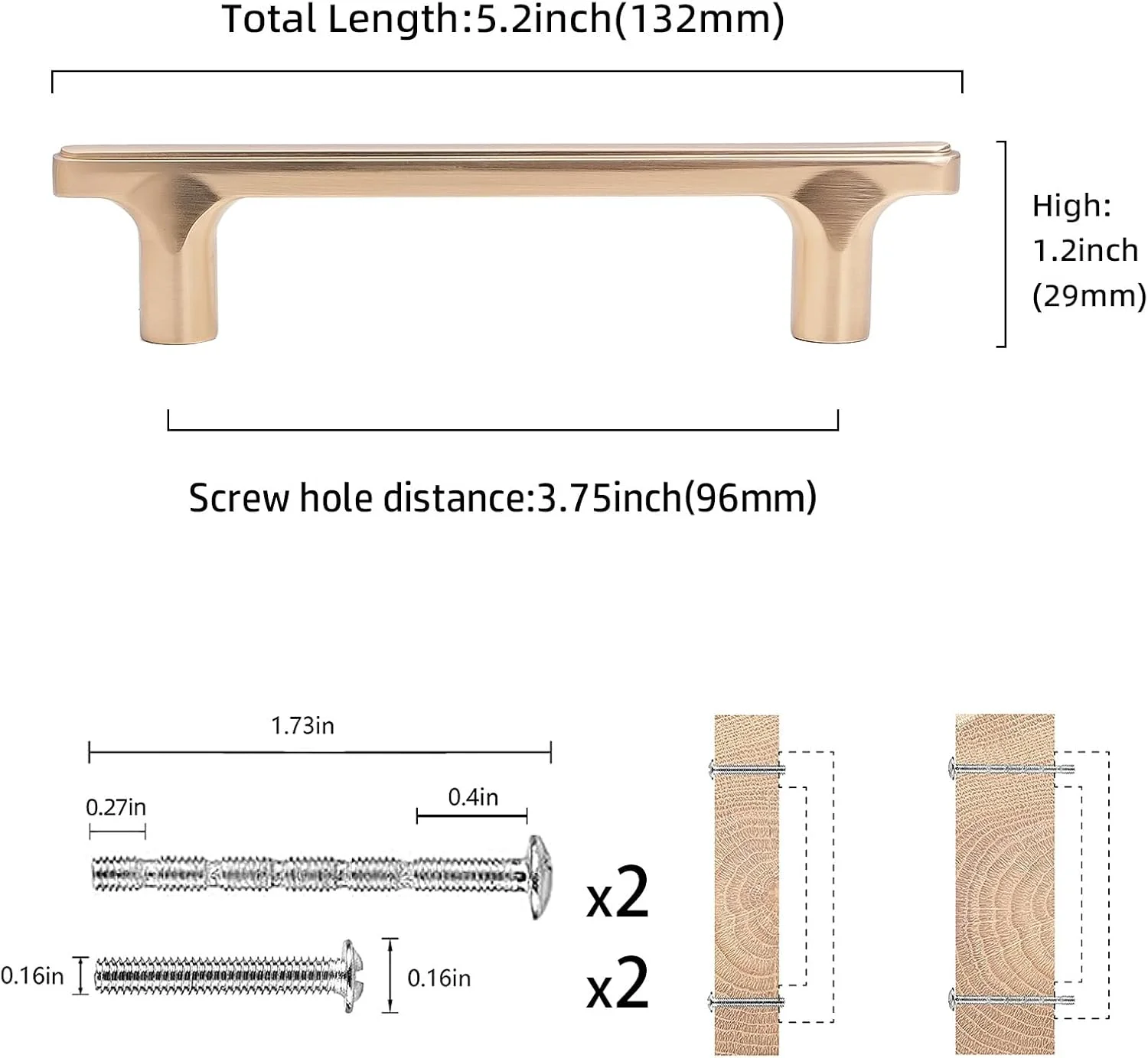 COTYKILEY بسته 10 عددی دستگیره کابینت برنزی شامپاین 3.75 اینچی (96 میلی متر) دستگیره های طلایی کابینت آشپزخانه دستگیره درب کابینت سخت افزار کابینت آشپزخانه دستگیره کشو کمد دستگیره های کمد COTYKILEY بسته 10 عددی دستگیره کابینت برنزی شامپاین 3.75 اینچی (96 میلی متر) دستگیره های طلایی کابینت آشپزخانه دستگیره درب کابینت سخت افزار کابینت آشپزخانه دستگیره کشو کمد دستگیره های کمد