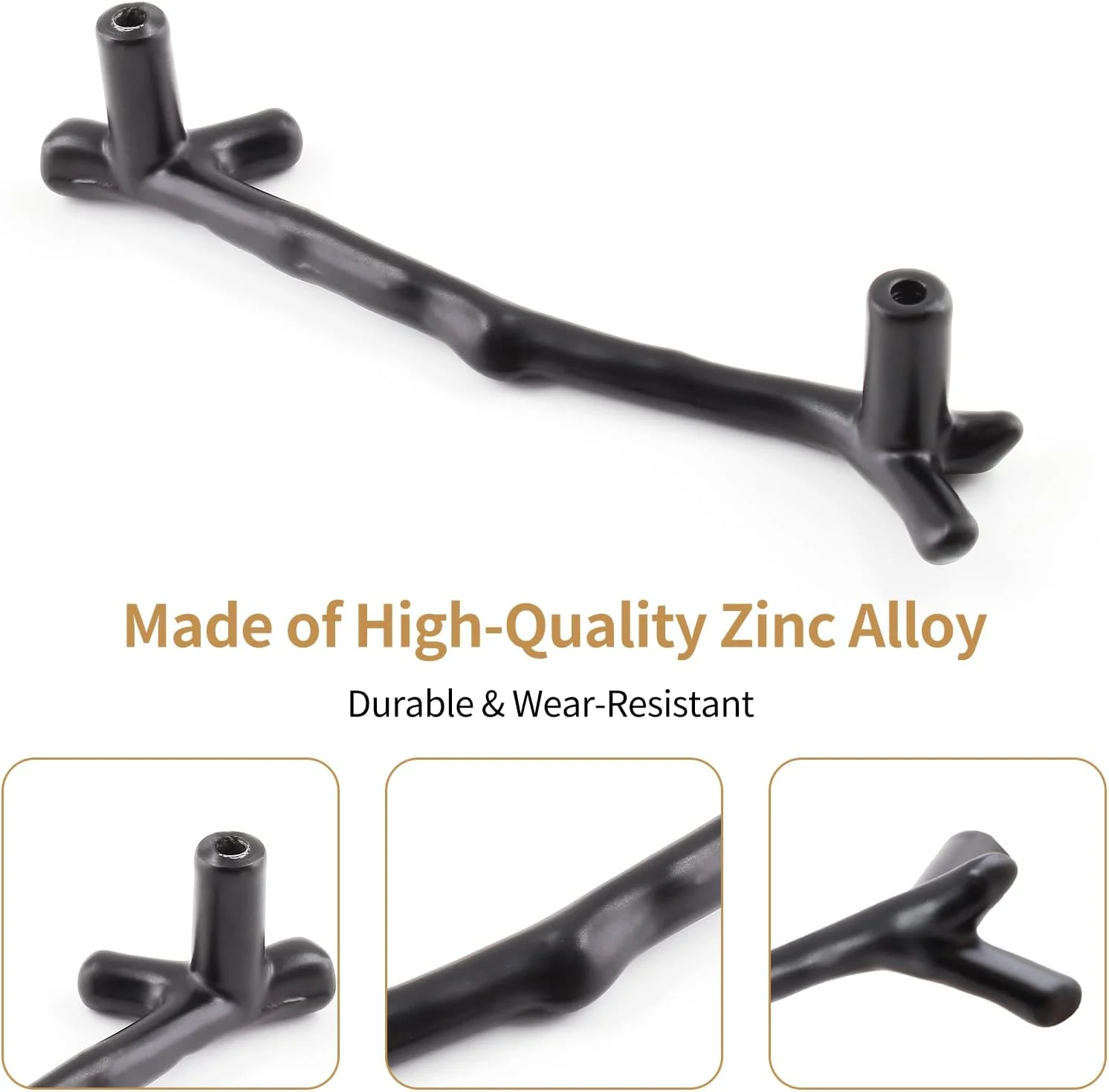 دستگیره شاخه ای کابینت Bivethoi، بسته 10 عددی، دستگیره کشو طرح شاخه درخت مشکی، مرکز سوراخ 3-3/4 اینچی، دستگیره های آلیاژ روی، دستگیره های کشو روستایی تزئینی برای آشپزخانه دستگیره شاخه ای کابینت Bivethoi، بسته 10 عددی، دستگیره کشو طرح شاخه درخت مشکی، مرکز سوراخ 3-3/4 اینچی، دستگیره های آلیاژ روی، دستگیره های کشو روستایی تزئینی برای آشپزخانه