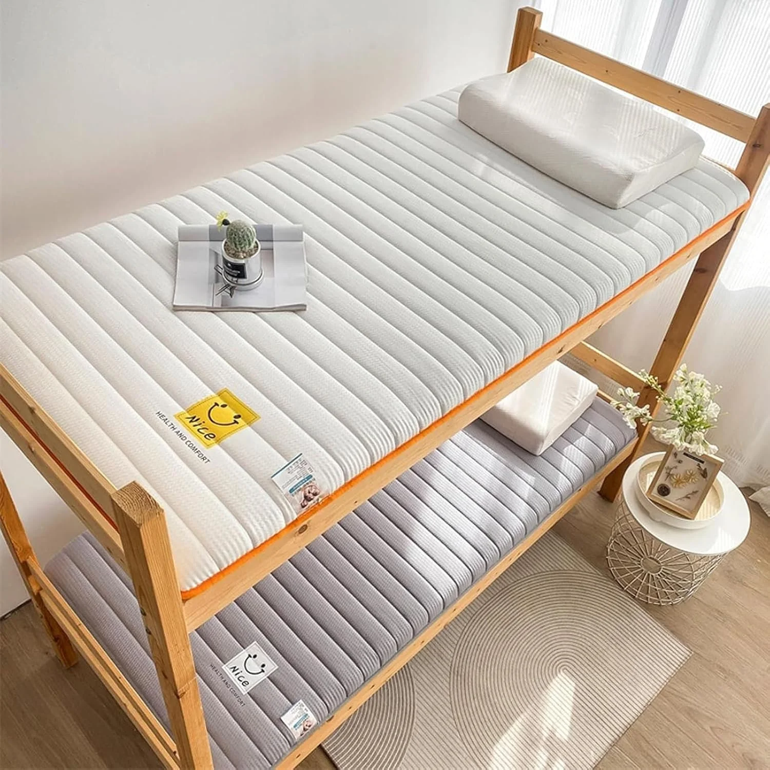 تشک تاتامی تاشو ژاپنی SXRLDZS، تشک فوتون نرم و قابل حمل با ضخامت 5 سانتی متر، تشک کمپینگ رول آپ، مناسب برای مهمانان، خوابگاه های دانشجویی، کمپینگ، مبل و صندلی های استراحت (خاکستری، 150 * 190 سانتی متر) تشک تاتامی تاشو ژاپنی SXRLDZS، تشک فوتون نرم و قابل حمل با ضخامت 5 سانتی متر، تشک کمپینگ رول آپ، مناسب برای مهمانان، خوابگاه های دانشجویی، کمپینگ، مبل و صندلی های استراحت (خاکستری، 150 * 190 سانتی متر)