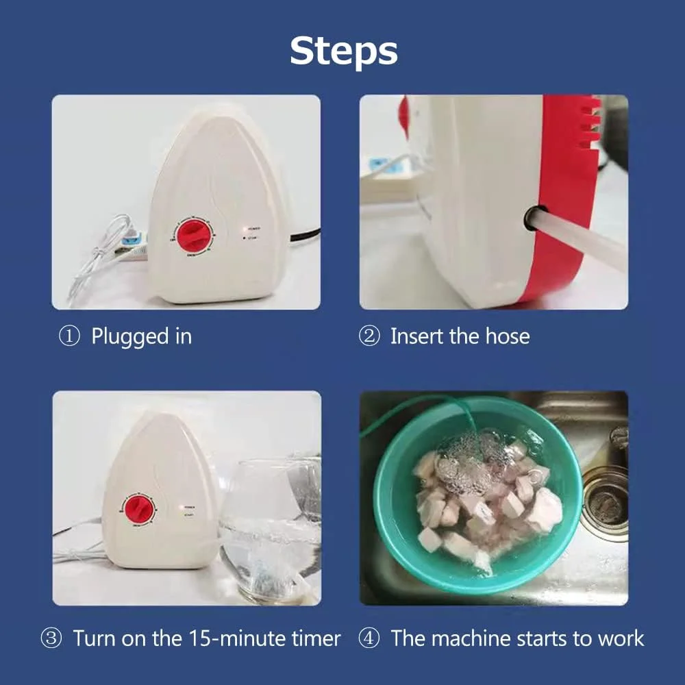 دستگاه استریل کننده اوزون OUNA، استریل کننده میوه و سبزیجات خانگی، تصفیه کننده هوا، ماشین لباسشویی مواد غذایی، دستگاه تصفیه کننده تمیز کننده