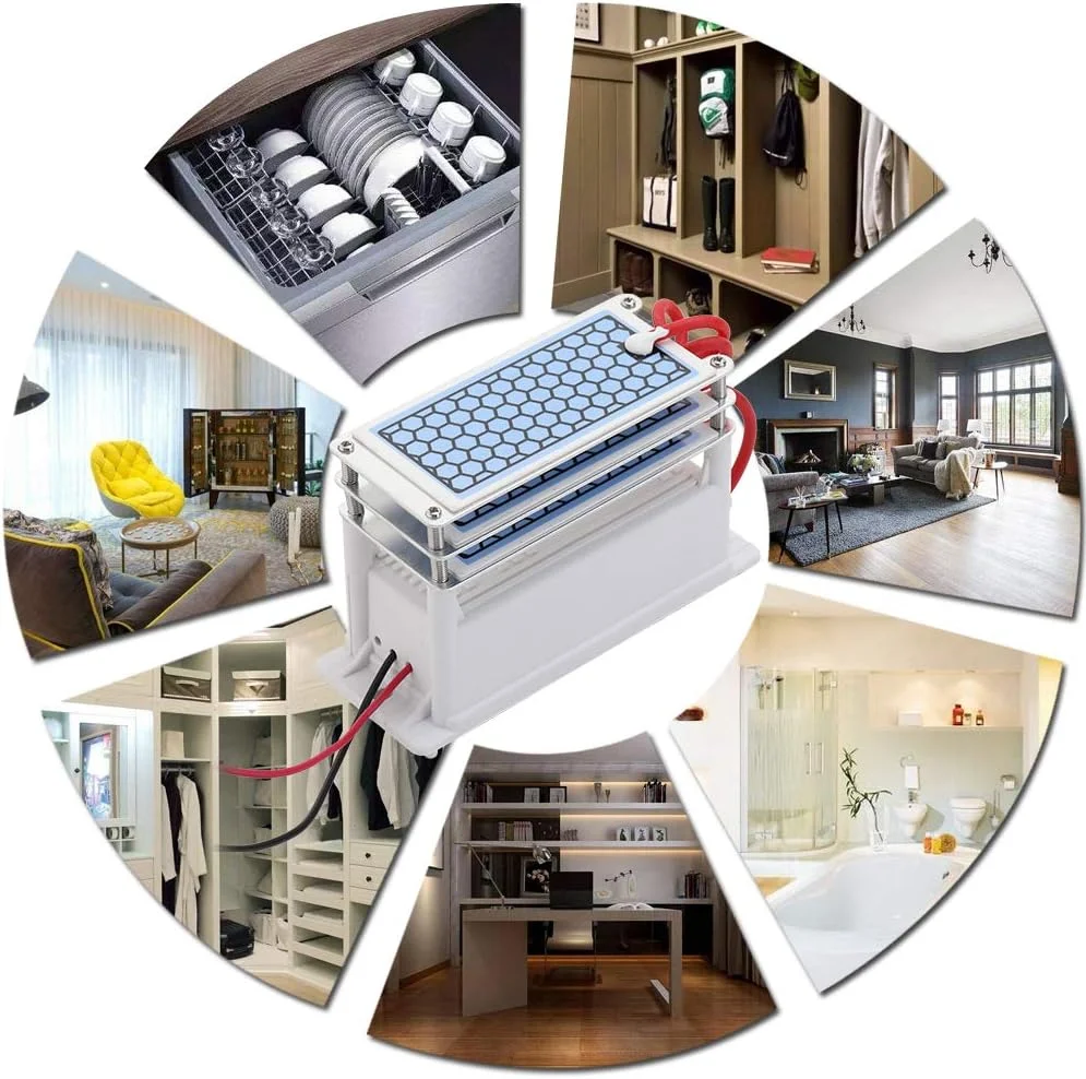 دستگاه تولید اوزون قابل حمل سرامیکی OUNA با ظرفیت 15 گرم در ساعت، عمر طولانی، سه قرص اوزون، صفحه یکپارچه، تصفیه کننده هوا و آب، اوزون ساز دستگاه تولید اوزون قابل حمل سرامیکی OUNA با ظرفیت 15 گرم در ساعت، عمر طولانی، سه قرص اوزون، صفحه یکپارچه، تصفیه کننده هوا و آب، اوزون ساز