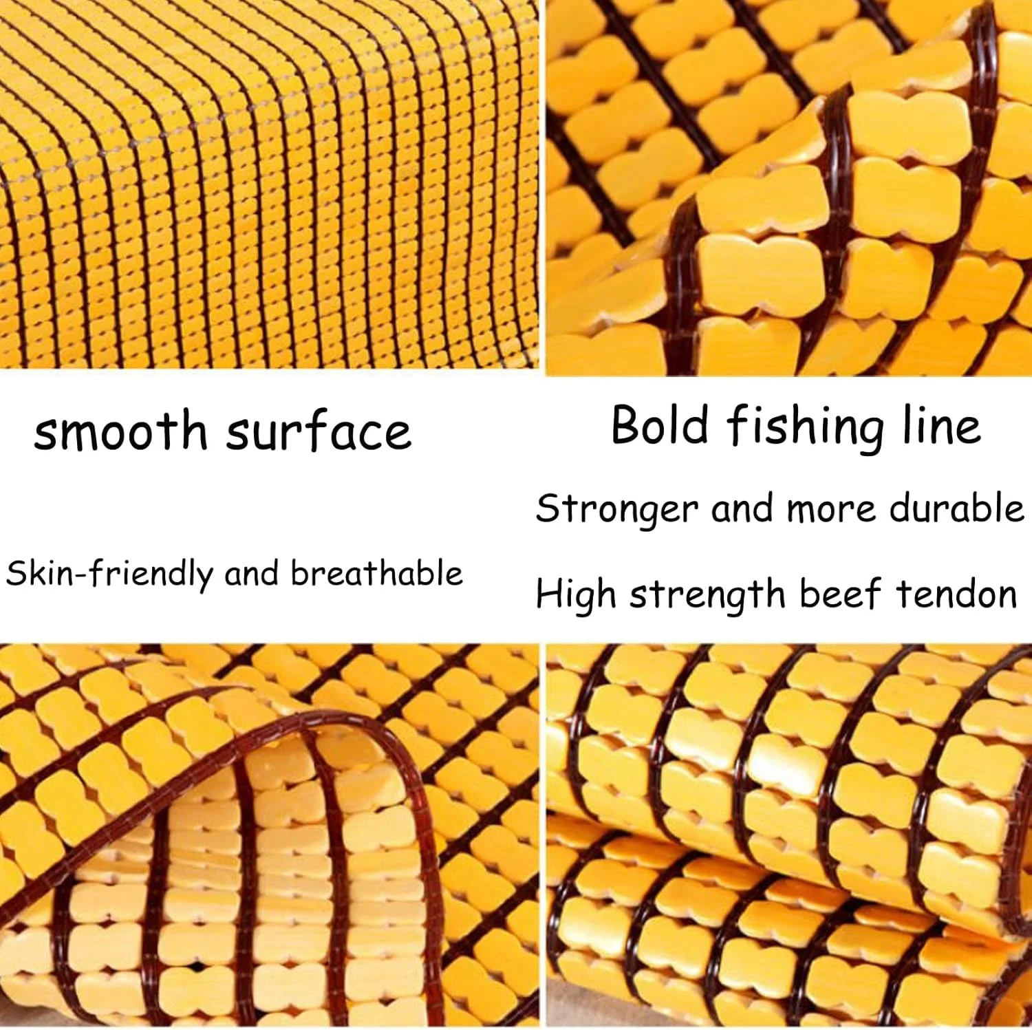 تشک خنک کننده تابستانی، تشک خنک کننده ضد لغزش، تشک بامبو ماهجونگ، تشک تهویه مطبوع، صاف، تنفس پذیر و جذب کننده عرق، برای تخت یک نفره و دو نفره (90x190 سانتی متر) تشک خنک کننده تابستانی، تشک خنک کننده ضد لغزش، تشک بامبو ماهجونگ، تشک تهویه مطبوع، صاف، تنفس پذیر و جذب کننده عرق، برای تخت یک نفره و دو نفره (90x190 سانتی متر)