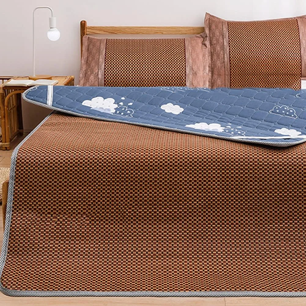 زیرانداز خنک کننده تابستانی تاشو و ضد لغزش، مناسب برای تخت های یک نفره/دو نفره زیرانداز خنک کننده تابستانی تاشو و ضد لغزش، مناسب برای تخت های یک نفره/دو نفره