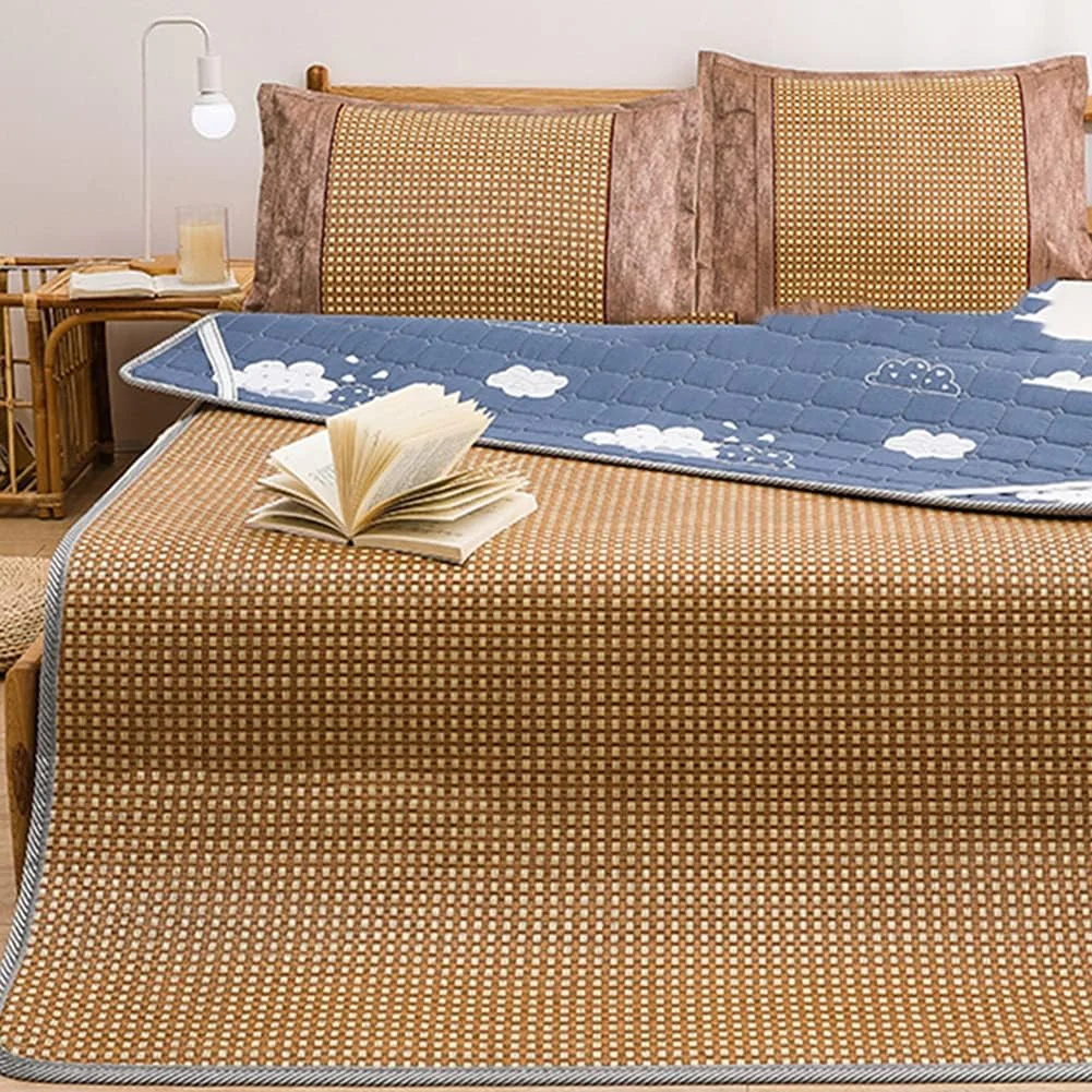 زیرانداز خنک کننده تابستانی تاشو ضد لغزش و تنفسی مناسب تخت خواب های یک نفره/دو نفره زیرانداز خنک کننده تابستانی تاشو ضد لغزش و تنفسی مناسب تخت خواب های یک نفره/دو نفره