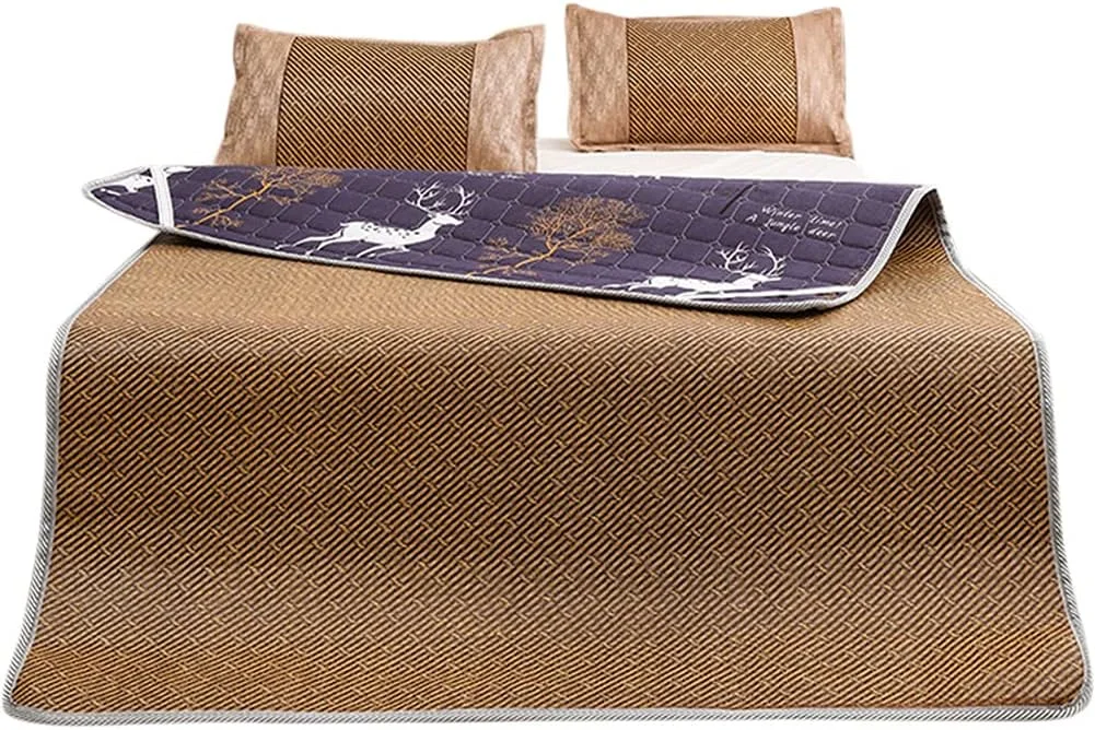 تشک خواب تابستانی nhYgrl، تشک خواب ضد لغزش تاشو تنفسی خنک کننده و صاف، پد رویه تشک تخت خواب برای تخت های یک طبقه/تک نفره/دو نفره تشک خواب تابستانی nhYgrl، تشک خواب ضد لغزش تاشو تنفسی خنک کننده و صاف، پد رویه تشک تخت خواب برای تخت های یک طبقه/تک نفره/دو نفره