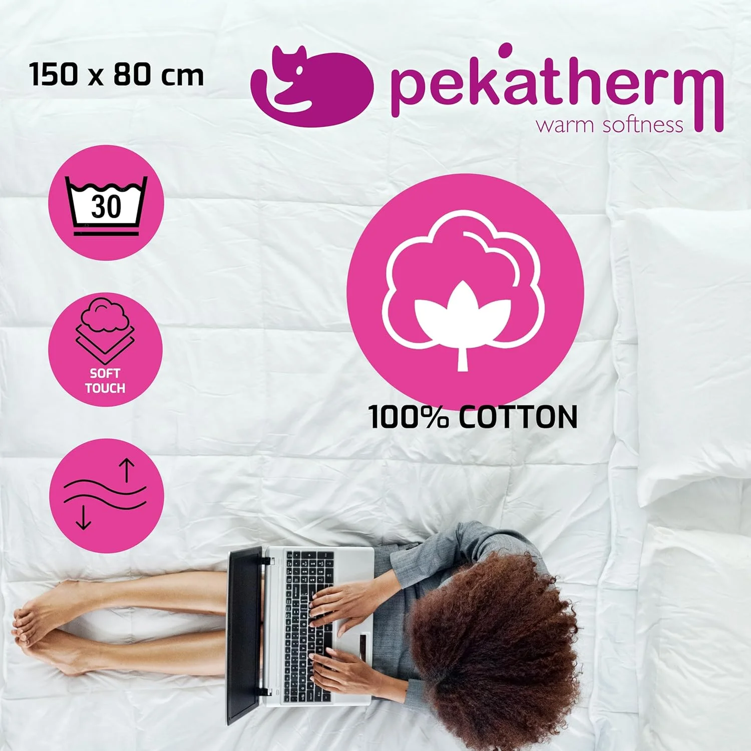 تشک برقی یک نفره پکاثرم مدل U110DF | سایز 150x80 سانتی متر | 4 سطح دما | زیرانداز گرمایشی 100% پنبه | روکش تشک برقی تشک برقی یک نفره پکاثرم مدل U110DF | سایز 150x80 سانتی متر | 4 سطح دما | زیرانداز گرمایشی 100% پنبه | روکش تشک برقی