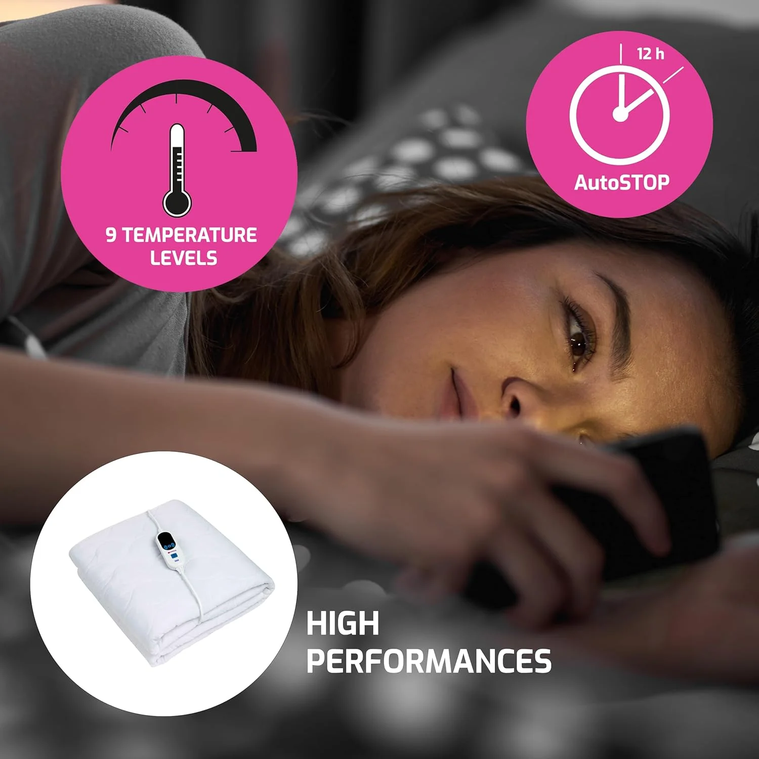 تشک برقی یک نفره پکاثرم مدل U110DF | سایز 150x80 سانتی متر | 4 سطح دما | زیرانداز گرمایشی 100% پنبه | روکش تشک برقی تشک برقی یک نفره پکاثرم مدل U110DF | سایز 150x80 سانتی متر | 4 سطح دما | زیرانداز گرمایشی 100% پنبه | روکش تشک برقی