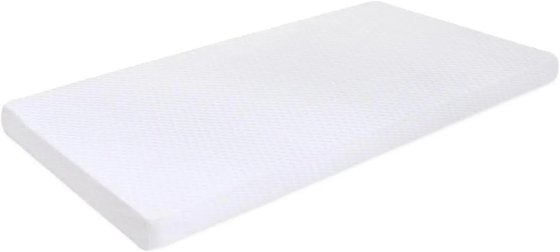 رویه تشک فوم حافظه دار تهویه دار 2 اینچی Milliard برای تخت نوزاد و کودک نوپا با روکش ضد آب جداشدنی 65 درصد پنبه ای ضد لغزش - 52" x 27" x 2" رویه تشک فوم حافظه دار تهویه دار 2 اینچی Milliard برای تخت نوزاد و کودک نوپا با روکش ضد آب جداشدنی 65 درصد پنبه ای ضد لغزش - 52" x 27" x 2"