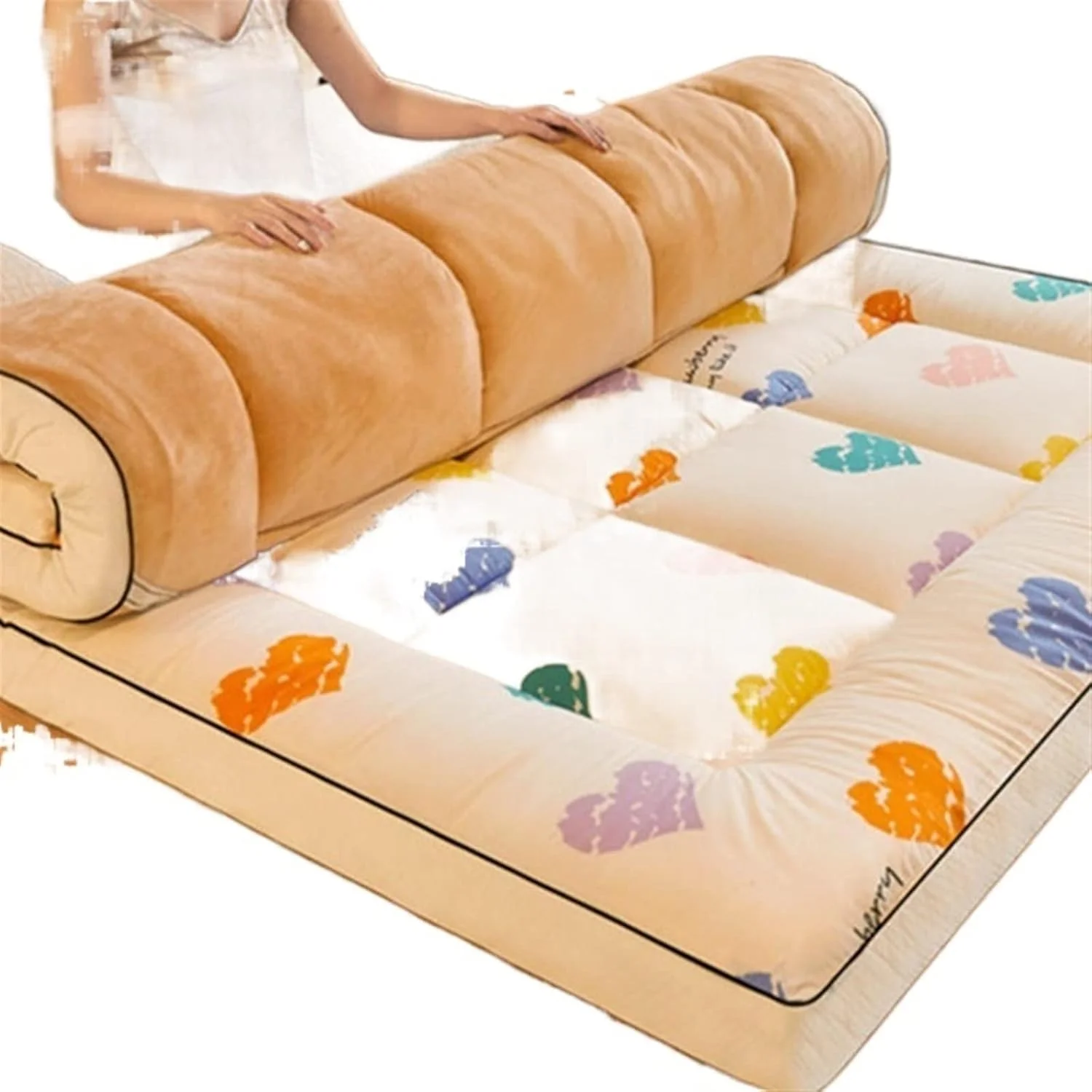 تشک ضخیم سه لایه پر شده MATTUI، تشک ضخیم، تشک اسفنجی خانگی، تشک خواب، تشک خوابگاهی دانشجویی، تاتامی، تشک دو نفره تشک ضخیم سه لایه پر شده MATTUI، تشک ضخیم، تشک اسفنجی خانگی، تشک خواب، تشک خوابگاهی دانشجویی، تاتامی، تشک دو نفره