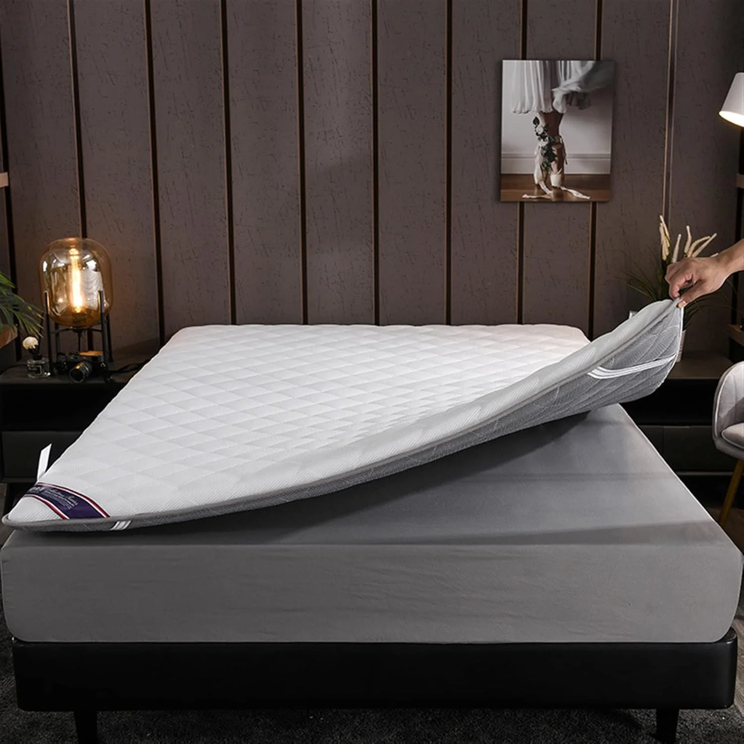 تشک ضخیم چهار فصل MATTUI، تشک تاتامی سایز کامل تنفسی، تشک خوابگاهی دانشجویی، تشک خواب فوق العاده نرم تشک ضخیم چهار فصل MATTUI، تشک تاتامی سایز کامل تنفسی، تشک خوابگاهی دانشجویی، تشک خواب فوق العاده نرم