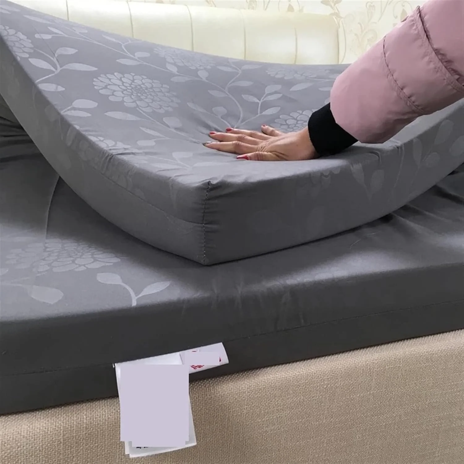 رویه تشک MATTUI به همراه روکش تشک، ضخیم کننده تاتامی تاشو مناسب برای هتل و منزل رویه تشک MATTUI به همراه روکش تشک، ضخیم کننده تاتامی تاشو مناسب برای هتل و منزل