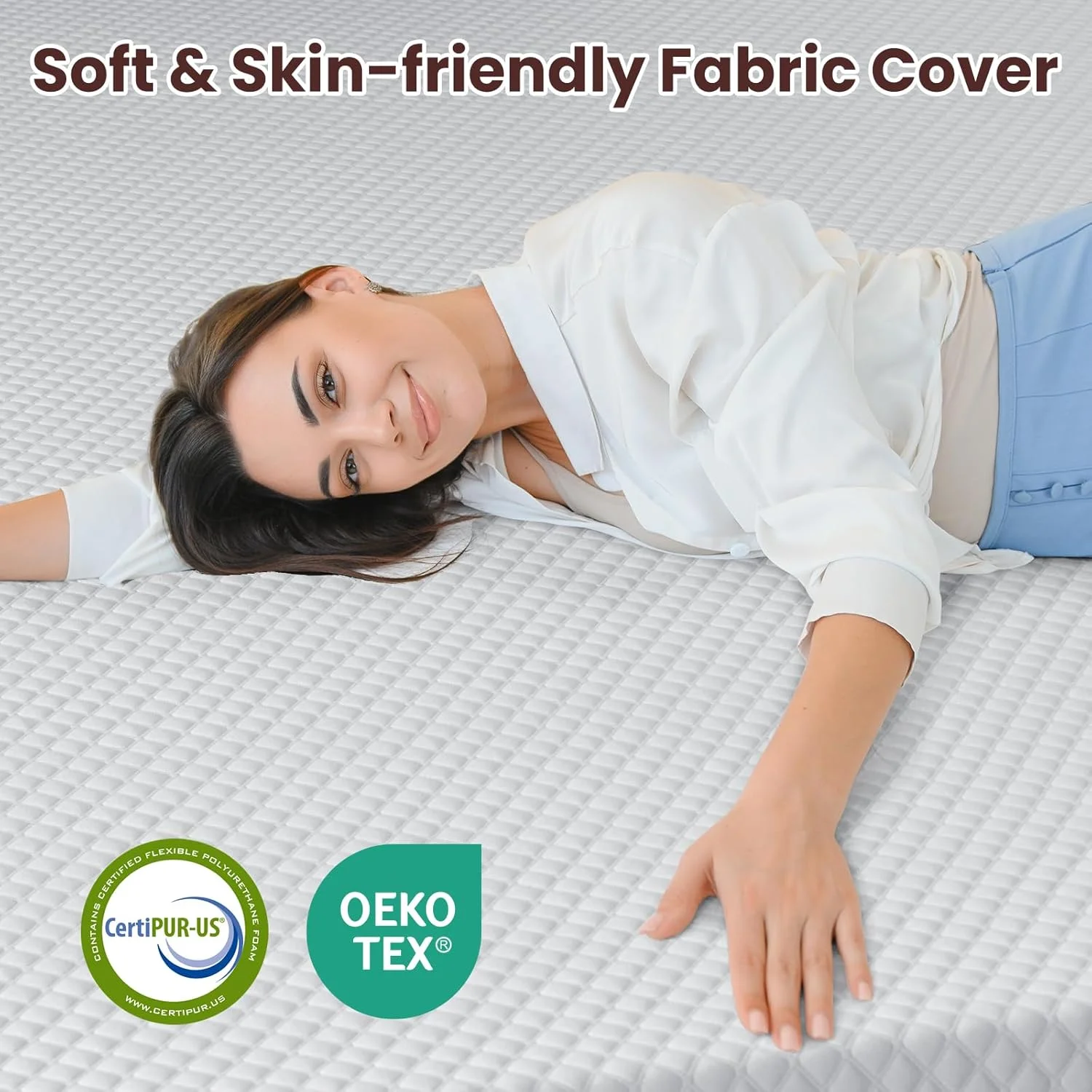 رویه تشک سفت سایز یک نفره، رویه تشک فوم تزریق شده با ژل 4 اینچی برای تخت یک نفره، پد تشک برای پشتیبانی از بدن و کاهش فشار، طراحی تهویه شده، دارای گواهی CertiPUR-US، روکش قابل جابجایی رویه تشک سفت سایز یک نفره، رویه تشک فوم تزریق شده با ژل 4 اینچی برای تخت یک نفره، پد تشک برای پشتیبانی از بدن و کاهش فشار، طراحی تهویه شده، دارای گواهی CertiPUR-US، روکش قابل جابجایی