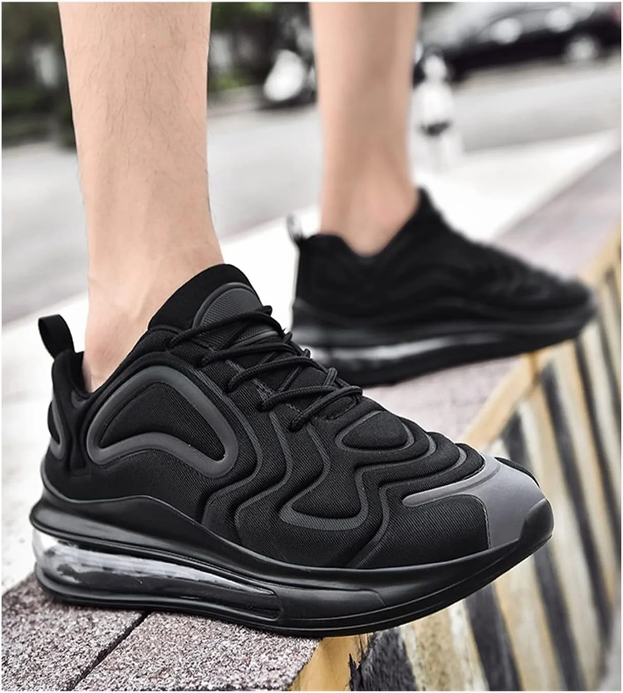 کفش ورزشی زنانه BUYUP، کفش دویدن مردانه، کفش ورزشی تنفسی سبک وزن برای فضای باز، کفش ورزشی راحت برای تمرینات ورزشی (سایز: 46)