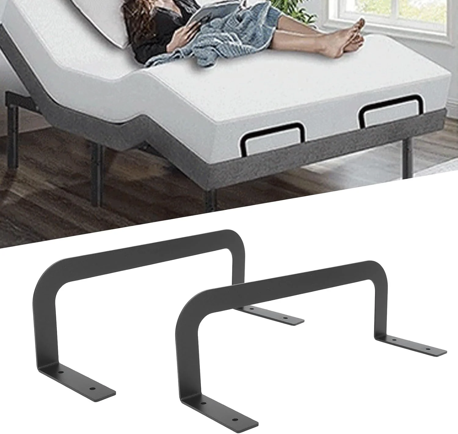 نگهدارنده تشک، میله فلزی نگهدارنده تشک برای تختخواب های قابل تنظیم، ضد لغزش تشک، جلوگیری از لغزش تشک، تثبیت کننده تشک برای قاب تخت نگهدارنده تشک، میله فلزی نگهدارنده تشک برای تختخواب های قابل تنظیم، ضد لغزش تشک، جلوگیری از لغزش تشک، تثبیت کننده تشک برای قاب تخت