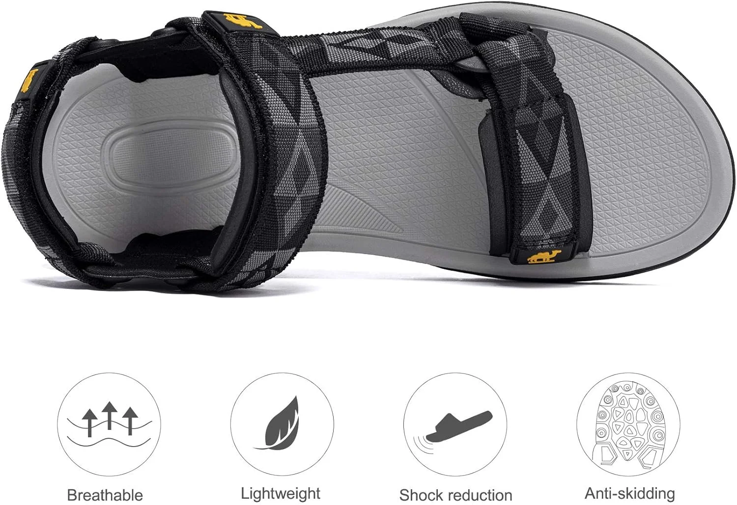 صندل های پیاده روی ضد آب زنانه کمِل کراون، صندل های ورزشی با پشتیبانی از قوس پا، صندل های راحت برای پیاده روی و آب نوردی مناسب ساحل، مسافرت و ورزش