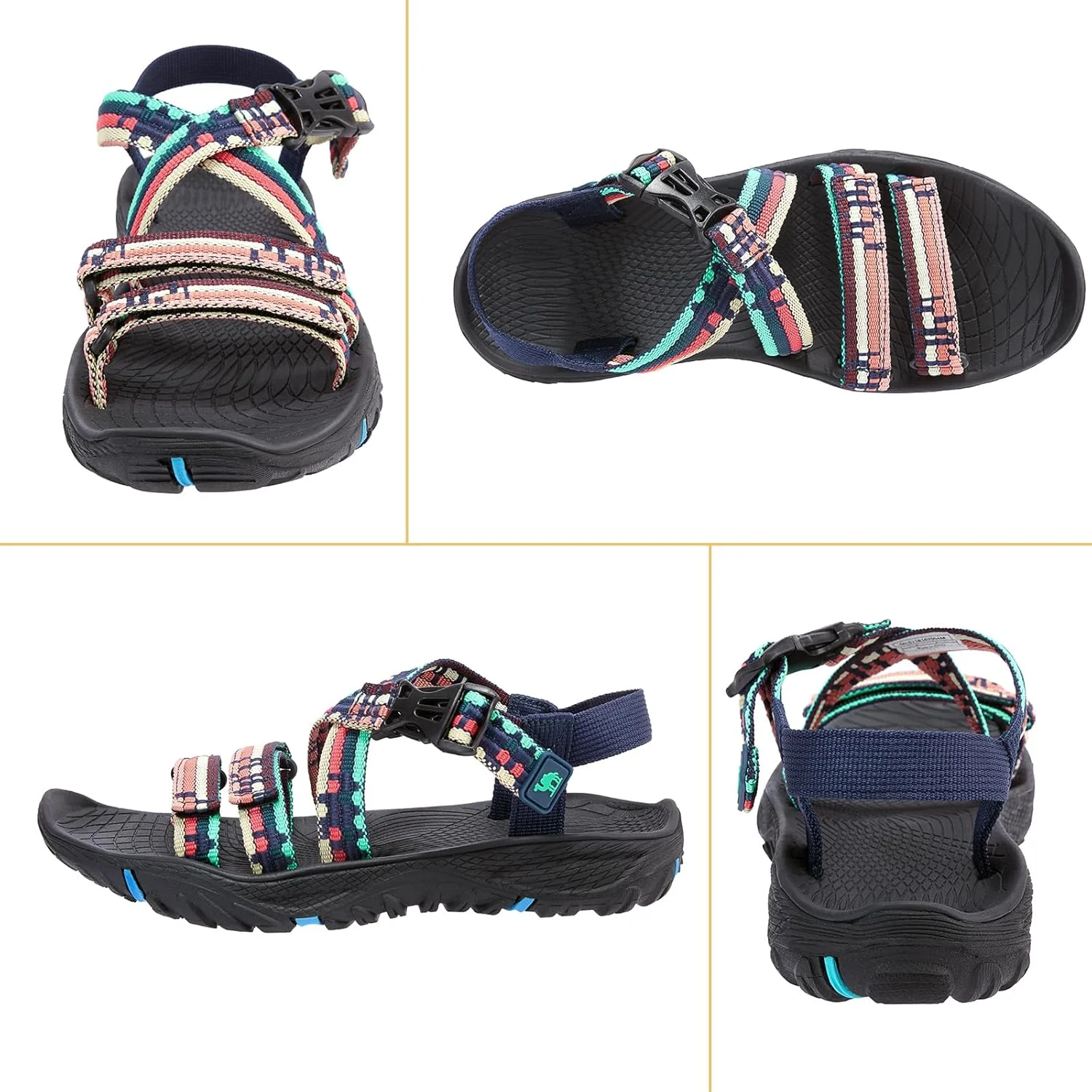 صندل های پیاده روی زنانه کمل کراون، صندل های ورزشی روباز، صندل های بافته شده مناسب پیاده روی